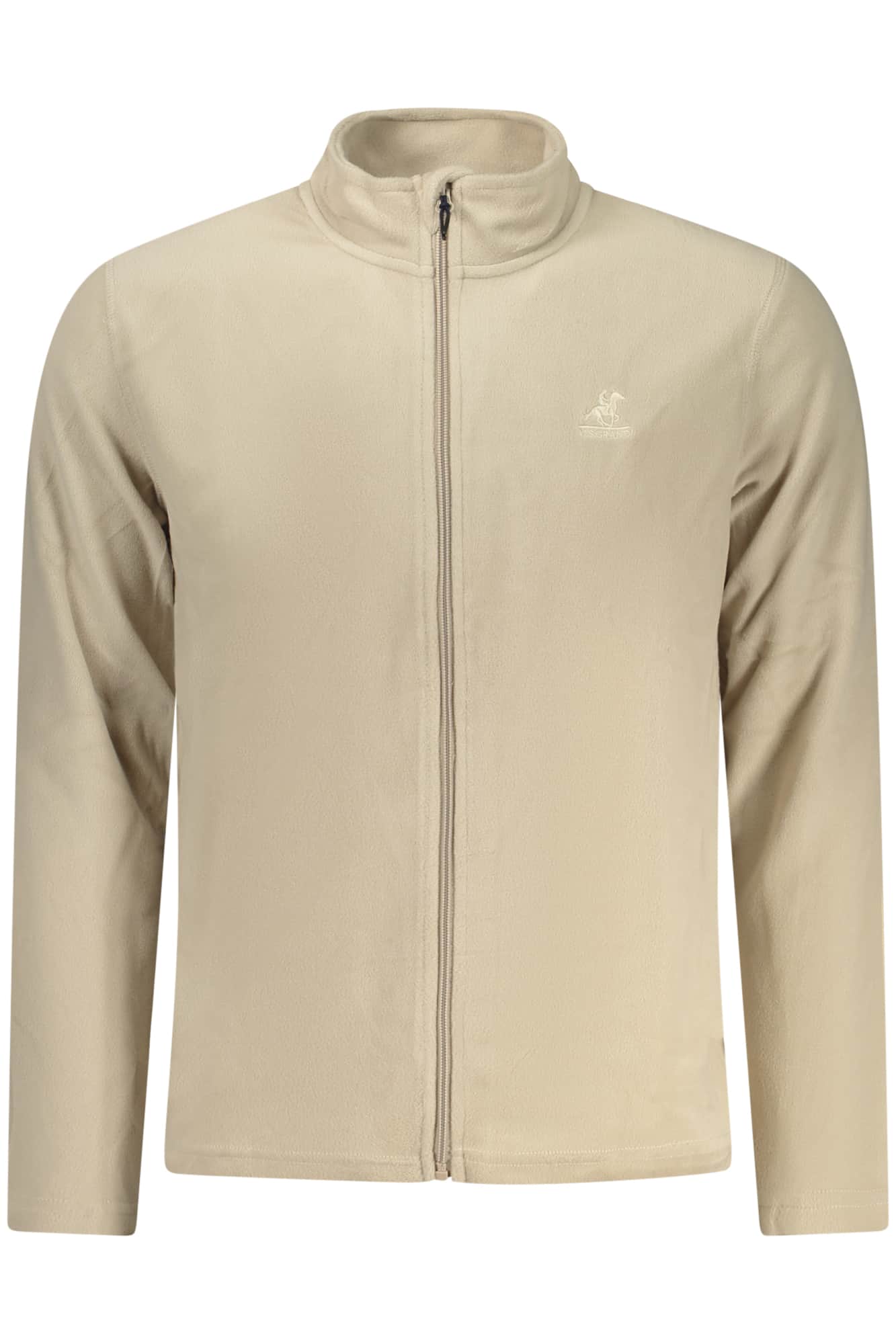 US GRAND MEN'S BEIGE ZIP-UP SWEATSHIRT