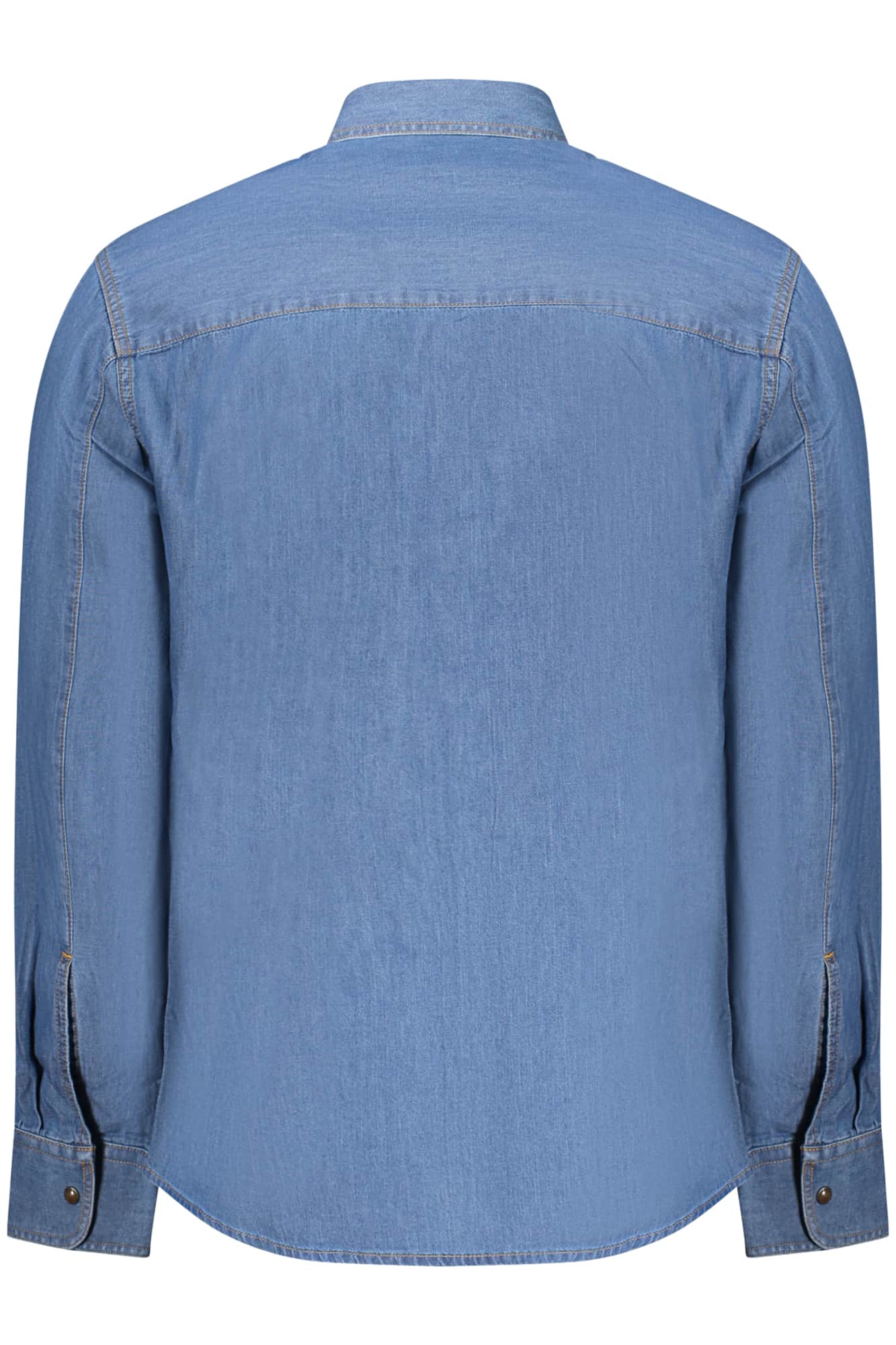 US GRAND MEN'S LONG-SLEEVED SHIRT, BLUE