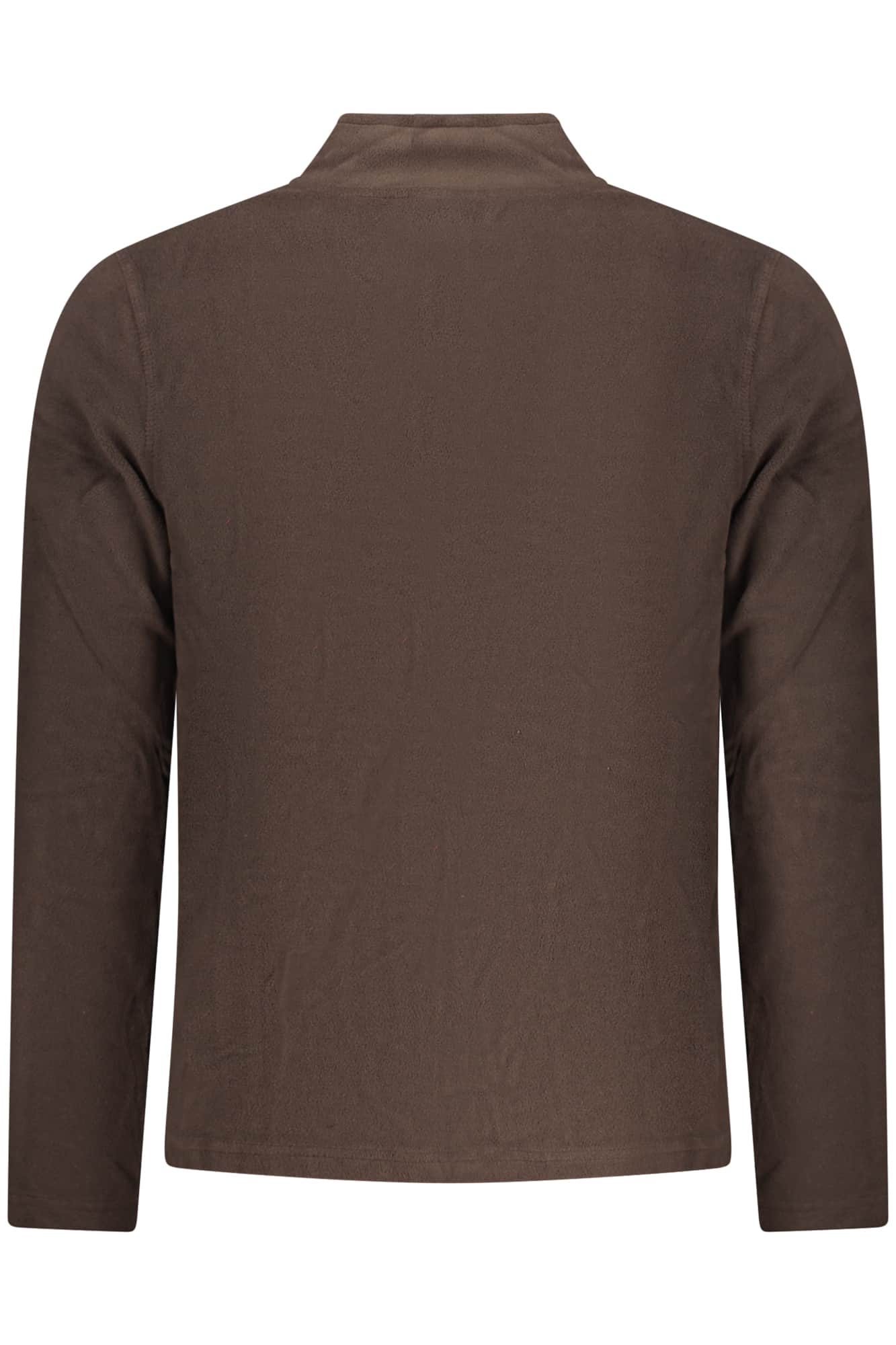US GRAND MEN'S BROWN ZIP-UP SWEATSHIRT