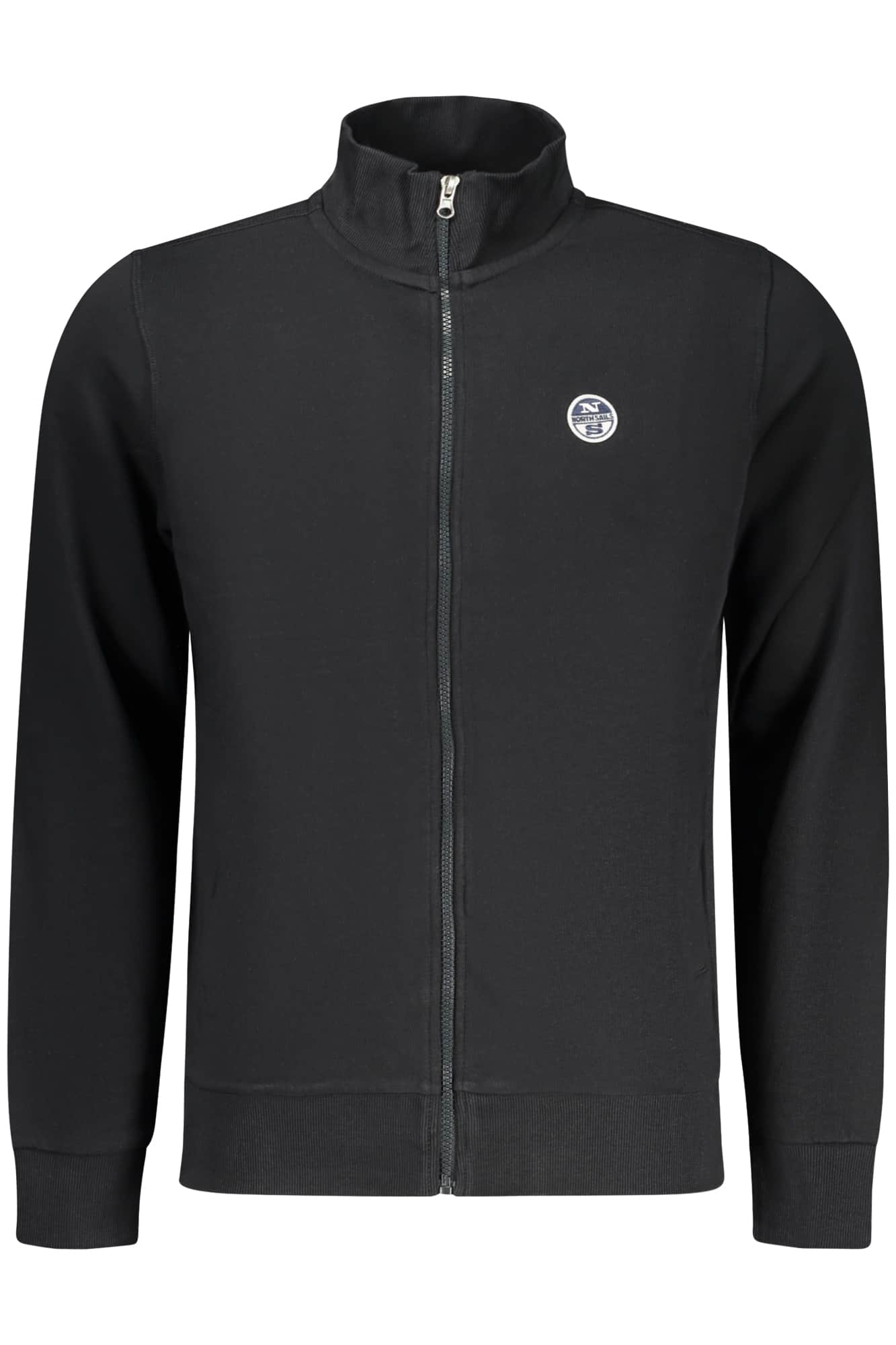 NORTH SAILS MEN'S BLACK ZIP-UP SWEATSHIRT