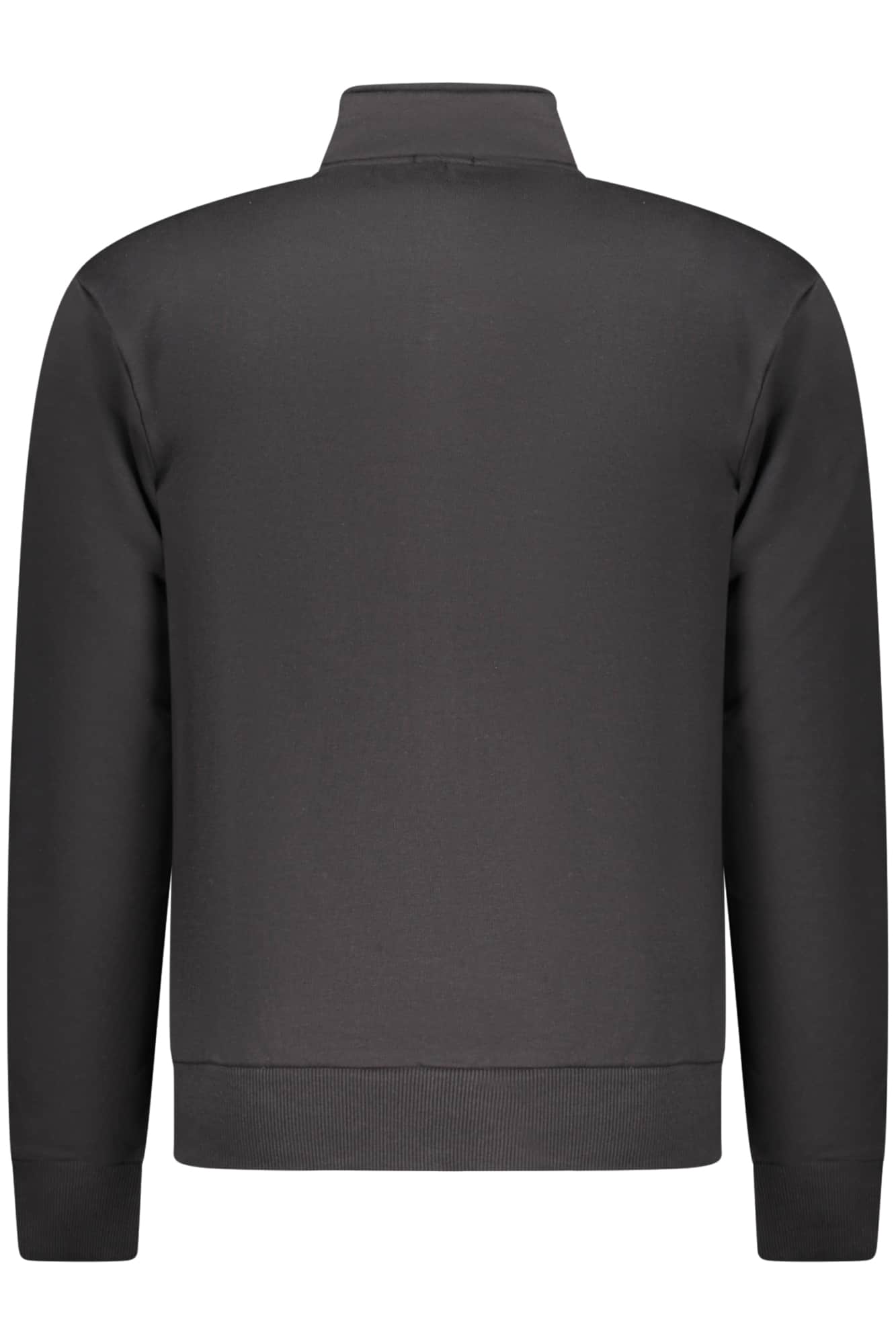 COVERI MOVING MEN'S BLACK ZIP-UP SWEATSHIRT