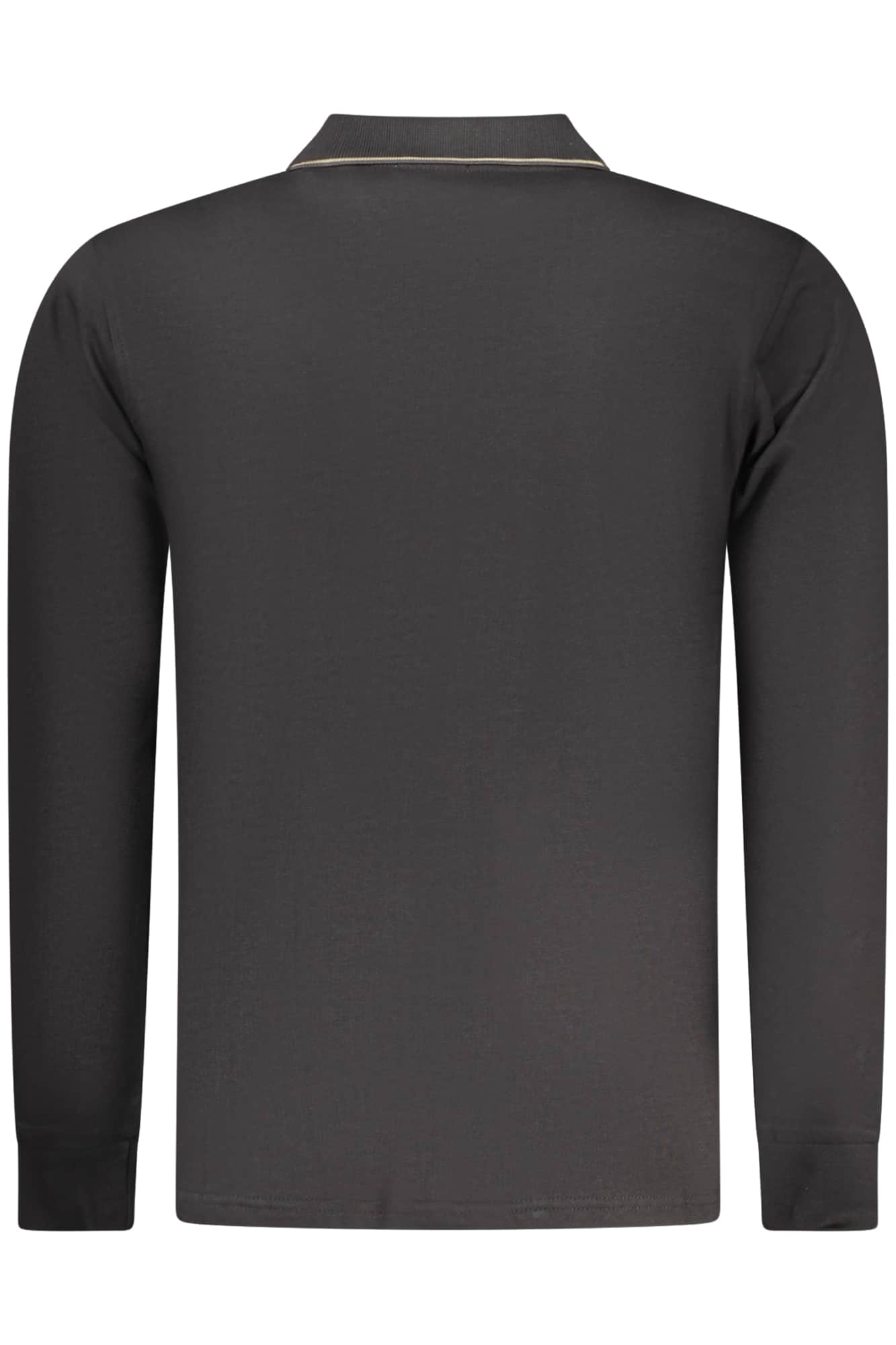 COVERI MOVING MEN'S LONG-SLEEVE POLO SHIRT BLACK