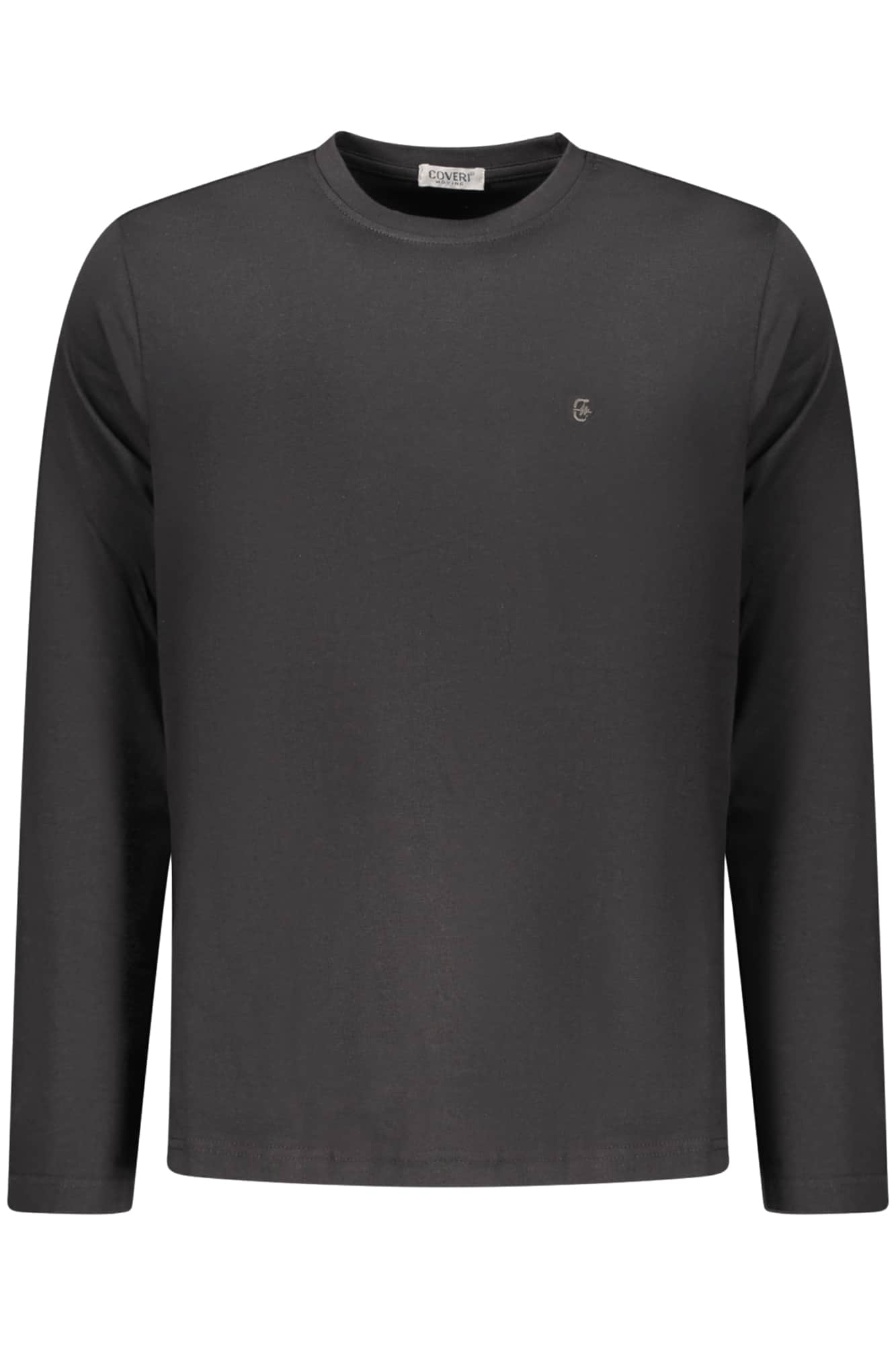 COVERI MOVING MEN'S LONG-SLEEVED T-SHIRT BLACK