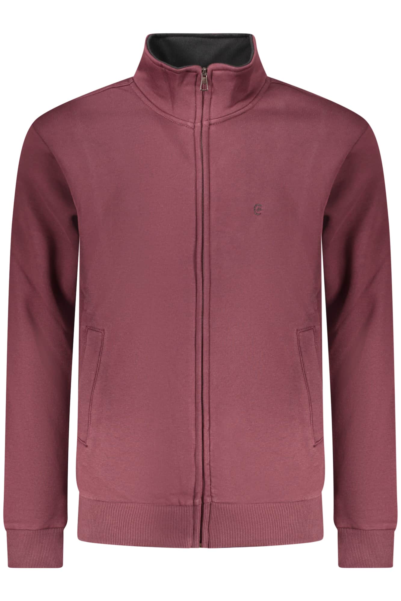COVERI MOVING MEN'S BLUE ZIP-UP SWEATSHIRT