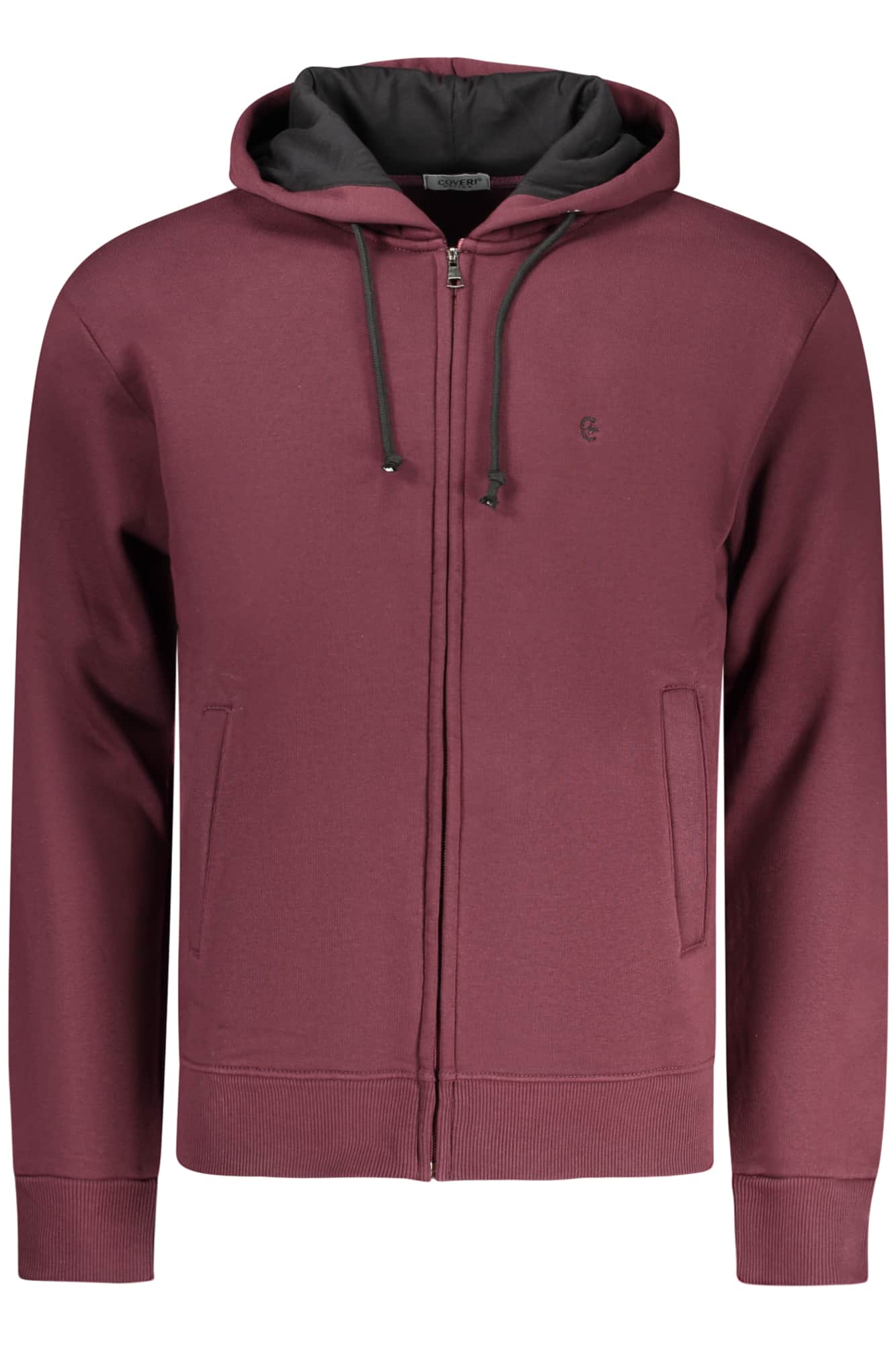 COVERI MOVING MEN'S ZIP-UP SWEATSHIRT GREEN