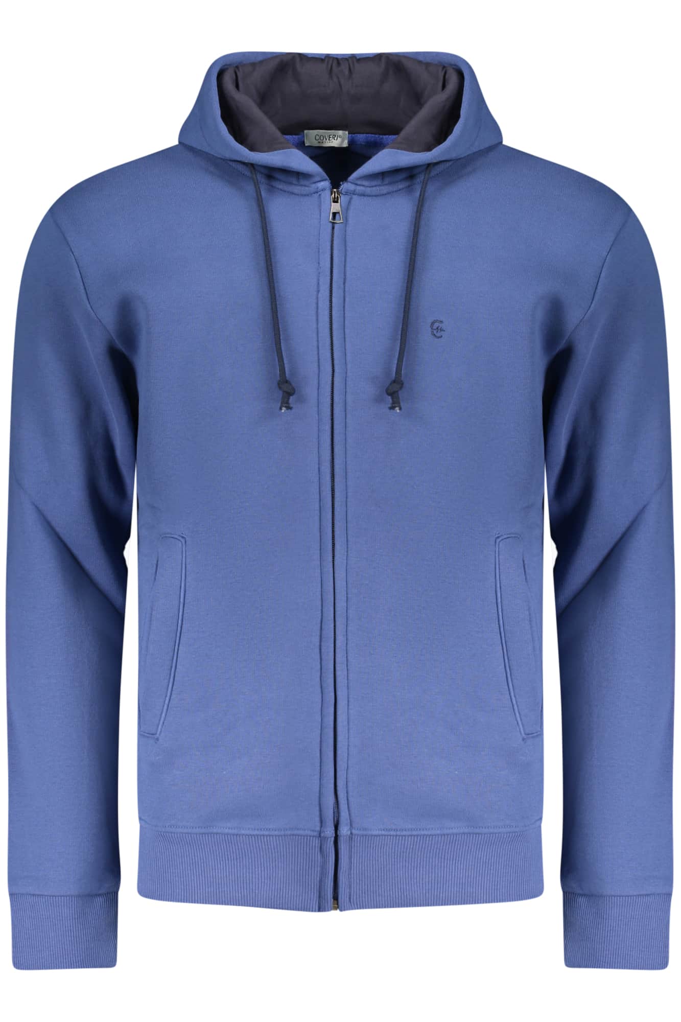 COVERI MOVING MEN'S ZIP-UP SWEATSHIRT GREEN