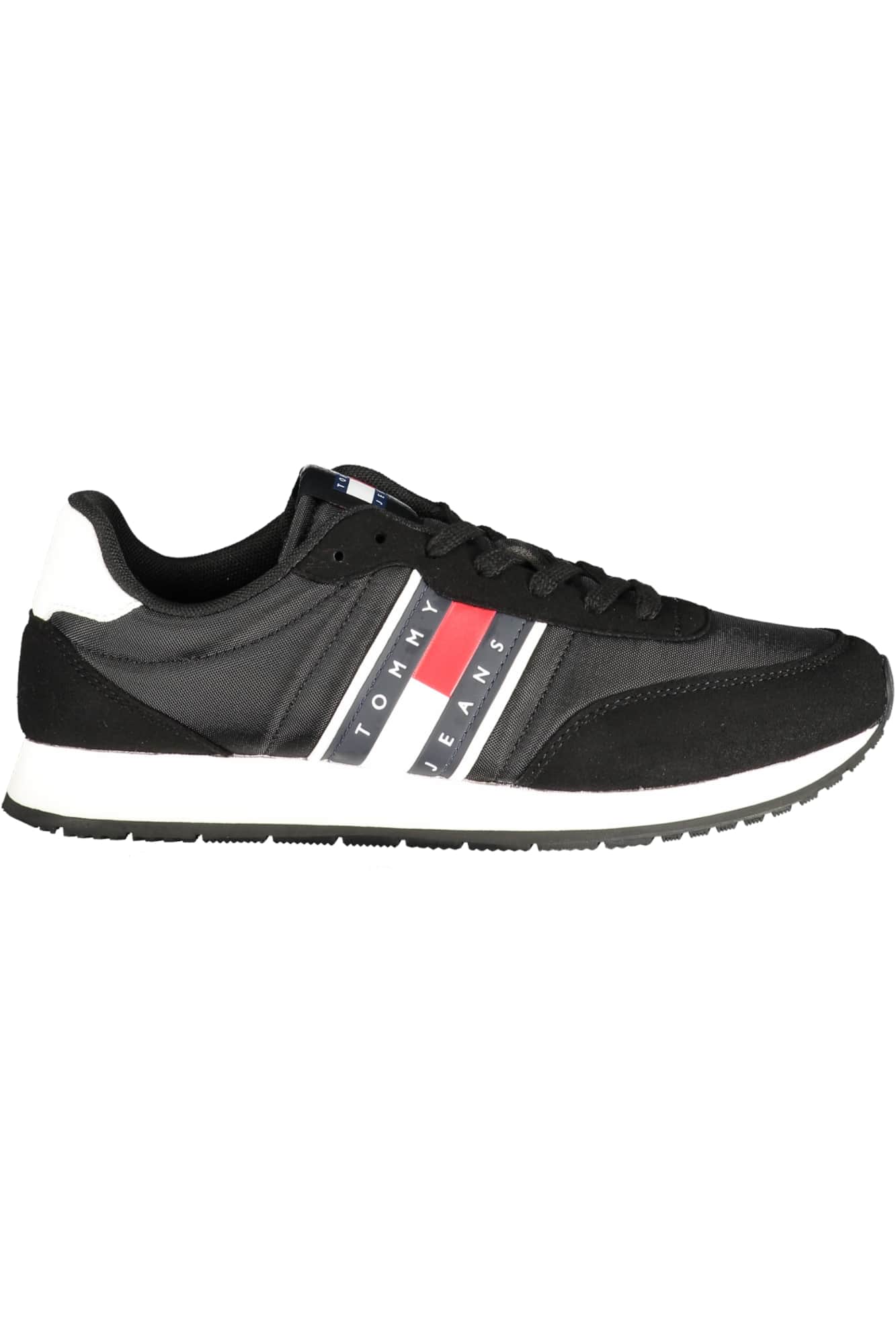 TOMMY HILFIGER MEN'S BLACK SPORTS SHOES