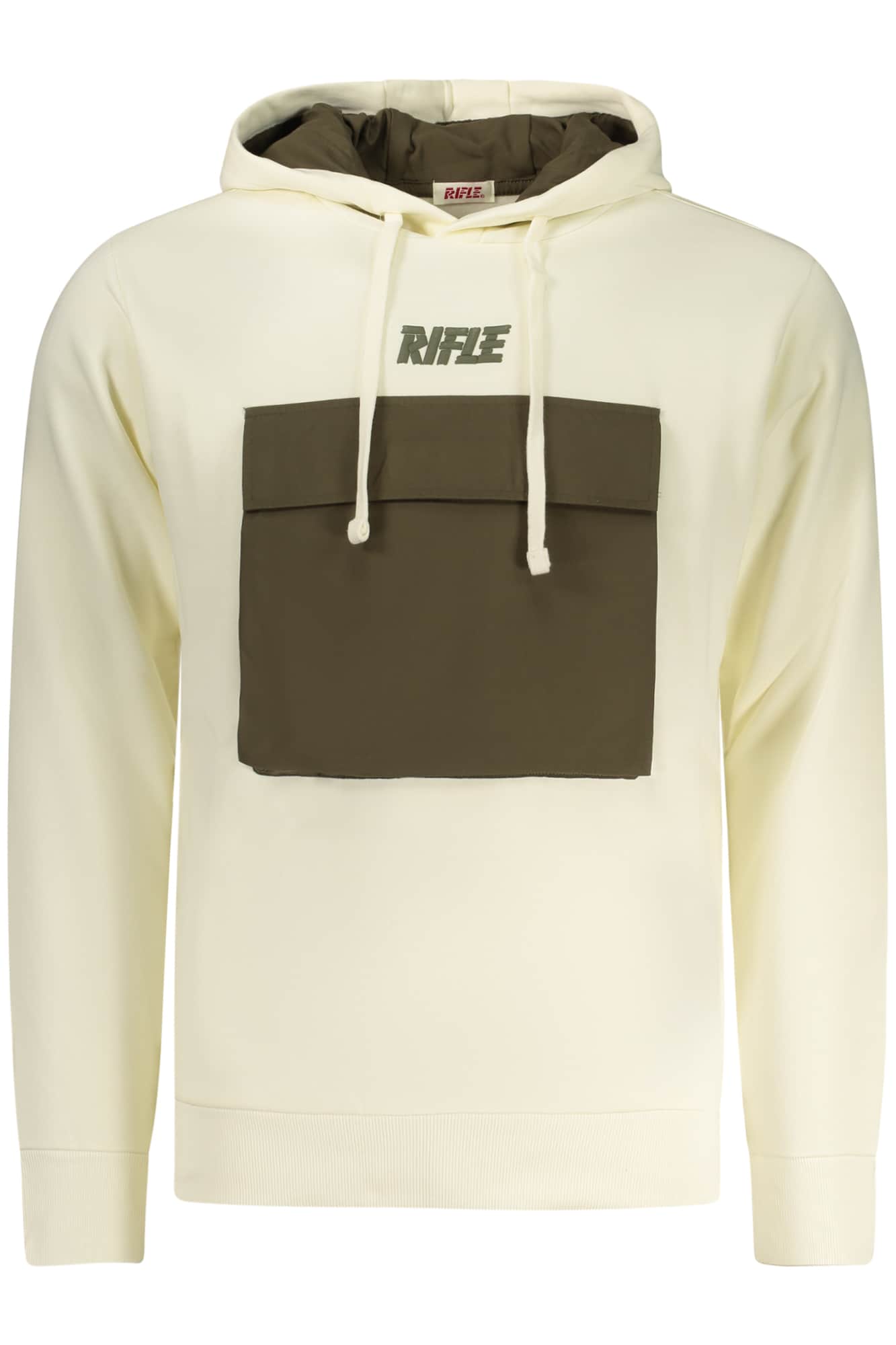 RIFLE MEN'S ZIP-UP SWEATSHIRT WHITE