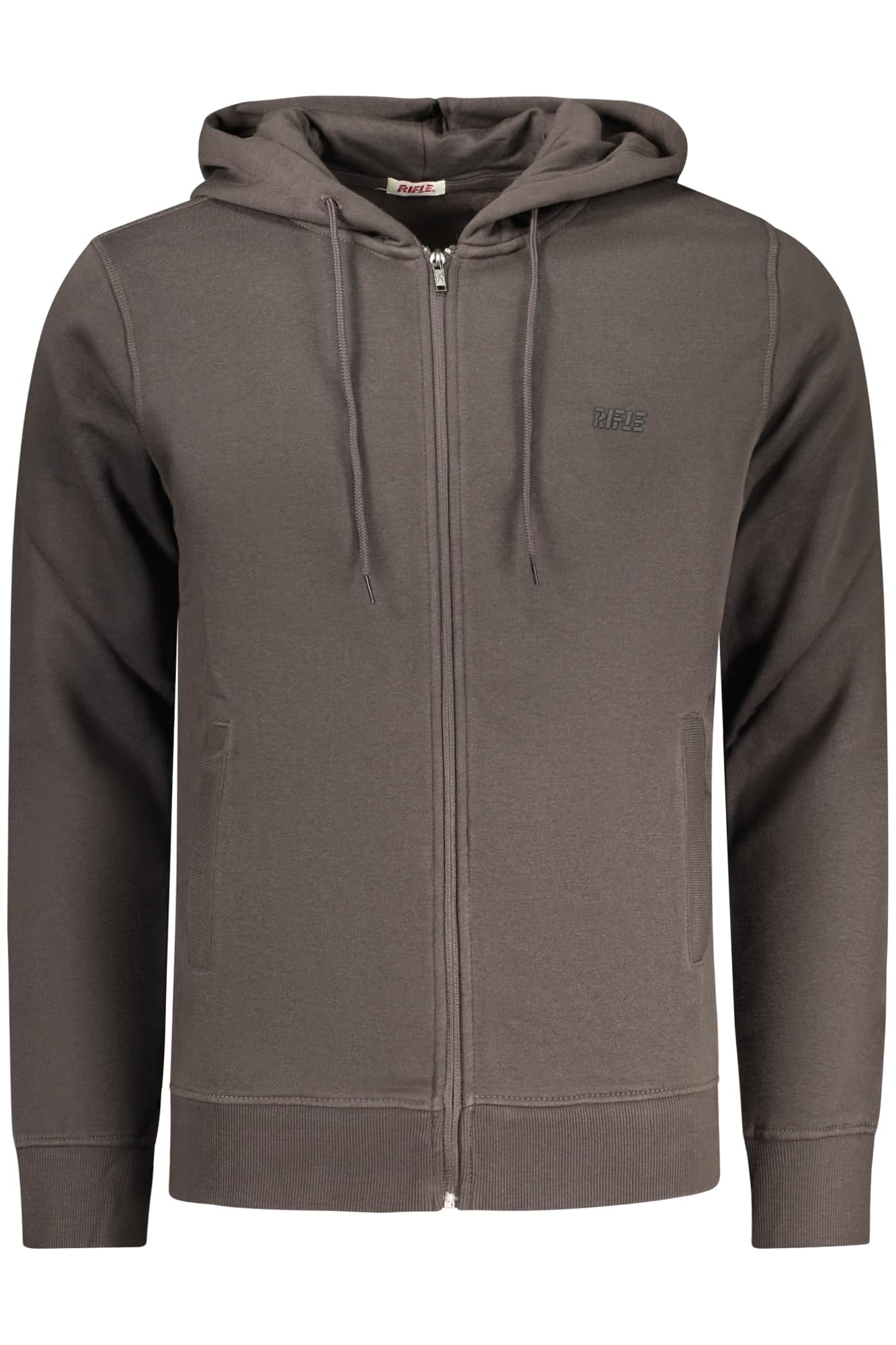 RIFLE MEN'S ZIP-UP SWEATSHIRT GREY