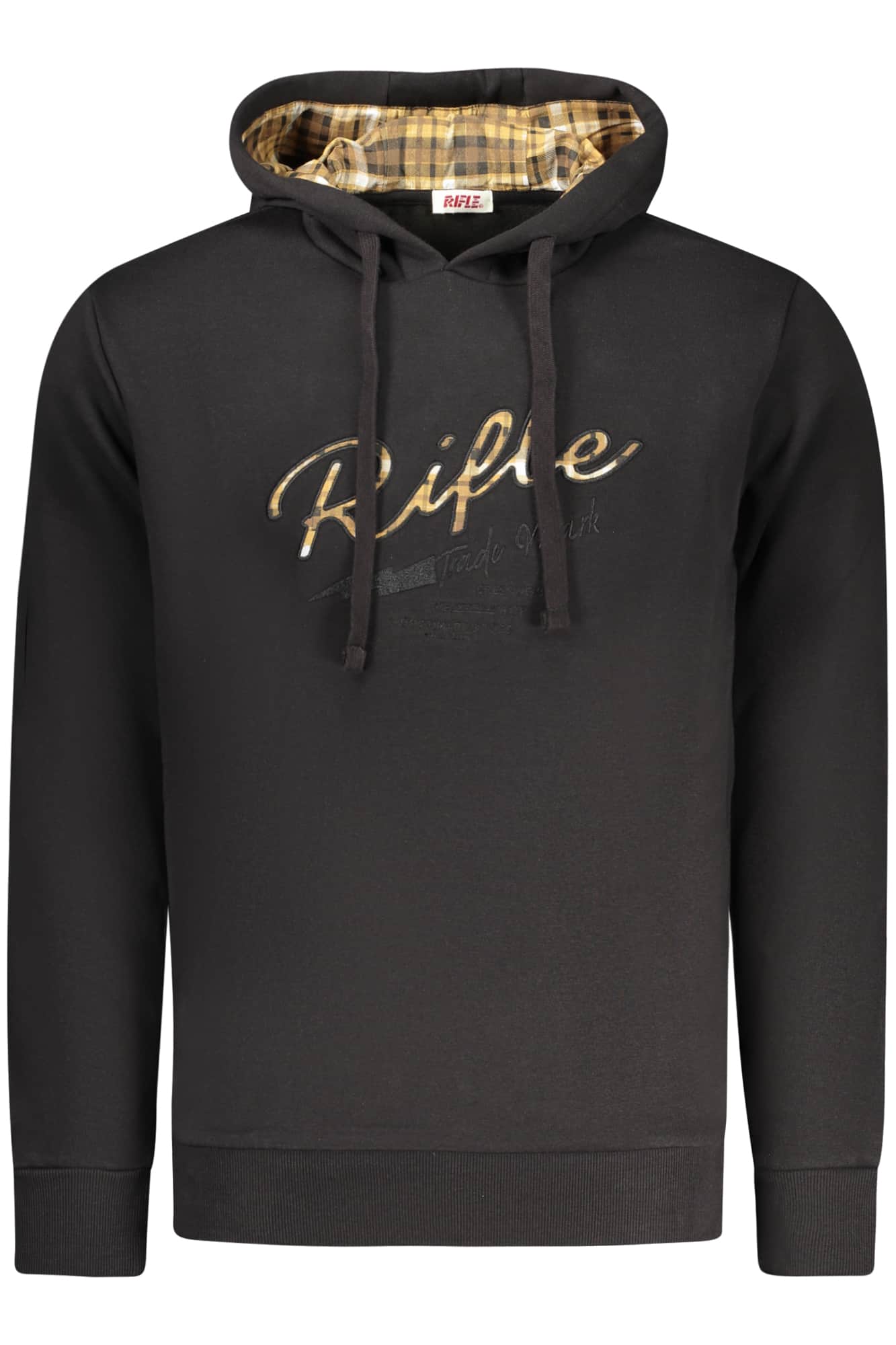 RIFLE MEN'S BLACK ZIP-UP SWEATSHIRT