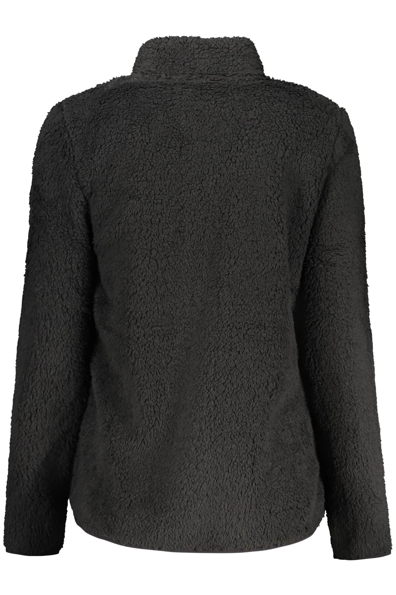 LAURA BIAGIOTTI WOMEN'S BLACK ZIP-UP SWEATSHIRT