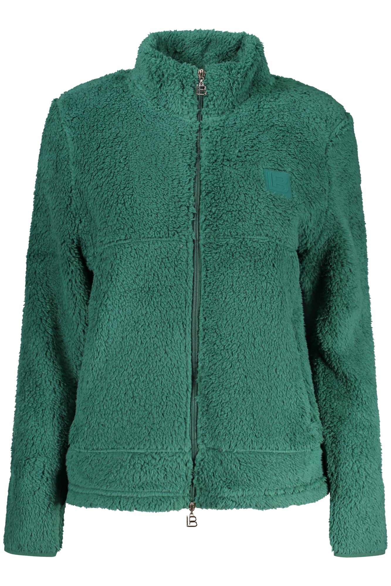 LAURA BIAGIOTTI WOMEN'S BROWN ZIP-UP SWEATSHIRT