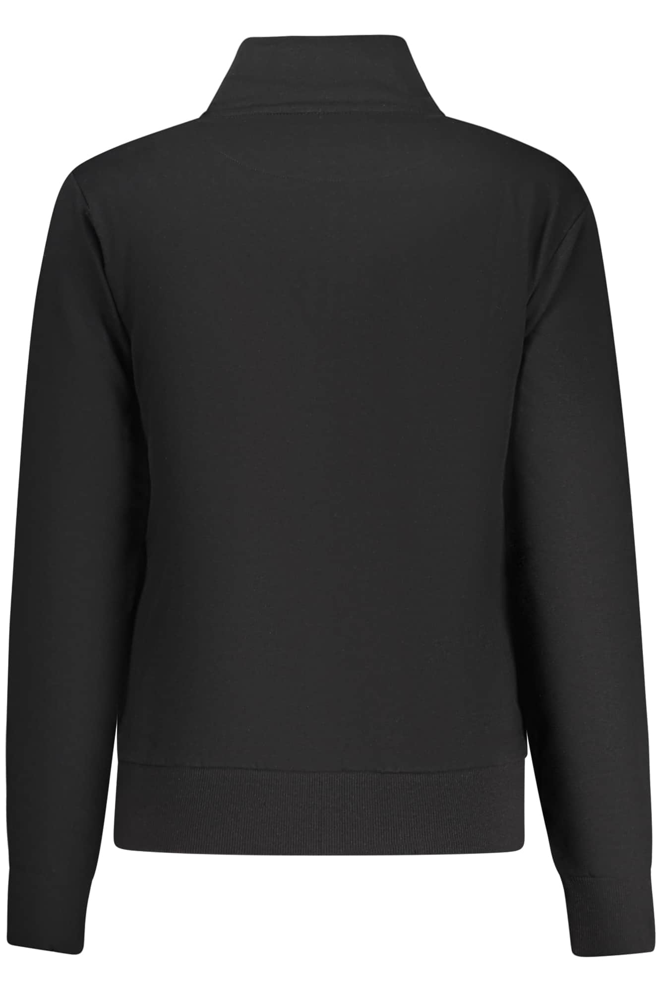 LAURA BIAGIOTTI WOMEN'S BLACK ZIP-UP SWEATSHIRT