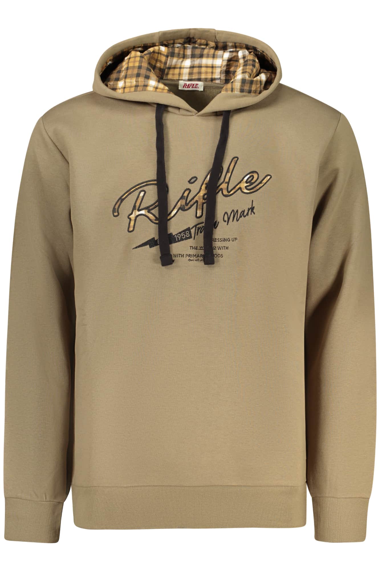 RIFLE MEN'S ZIP-UP SWEATSHIRT BROWN