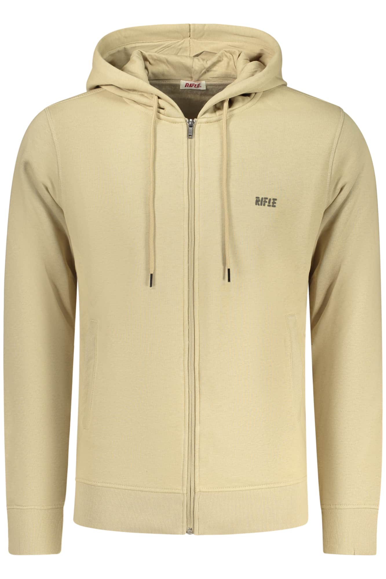 RIFLE MEN'S ZIP-UP SWEATSHIRT BEIGE