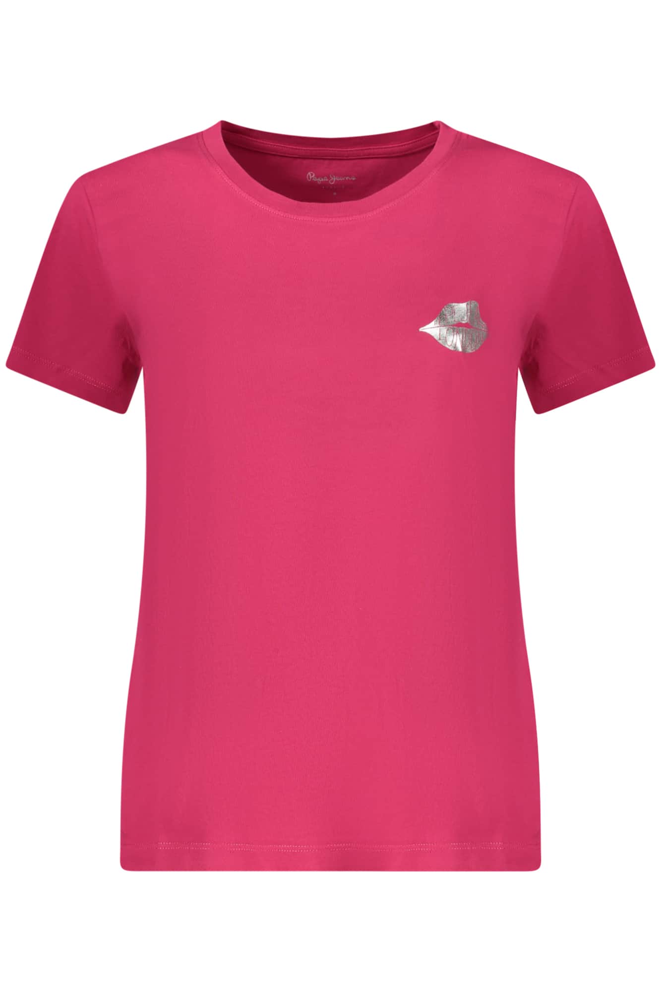 PEPE JEANS WOMEN'S SHORT-SLEEVED T-SHIRT, RED