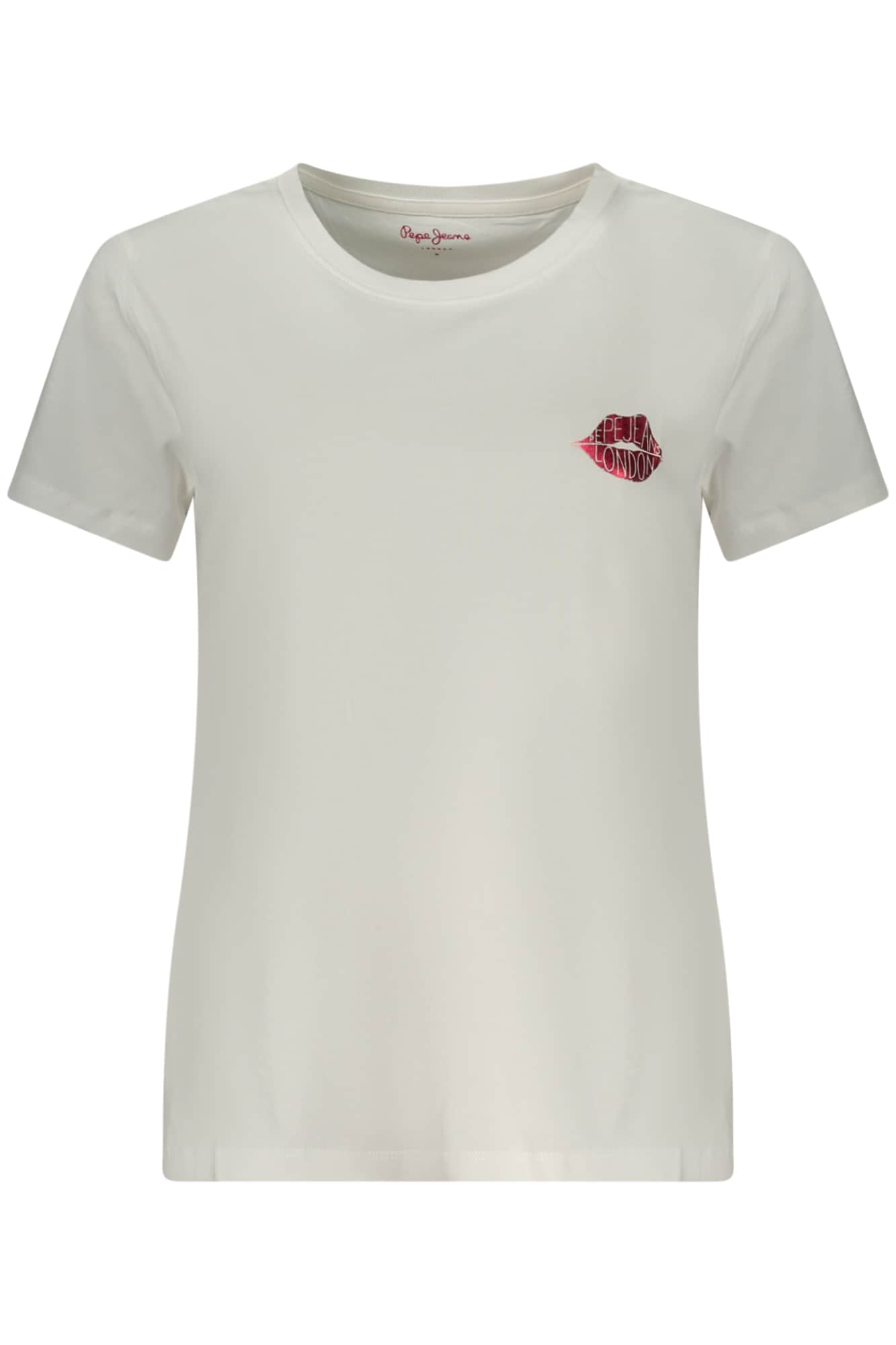 PEPE JEANS WOMEN'S SHORT-SLEEVE T-SHIRT WHITE