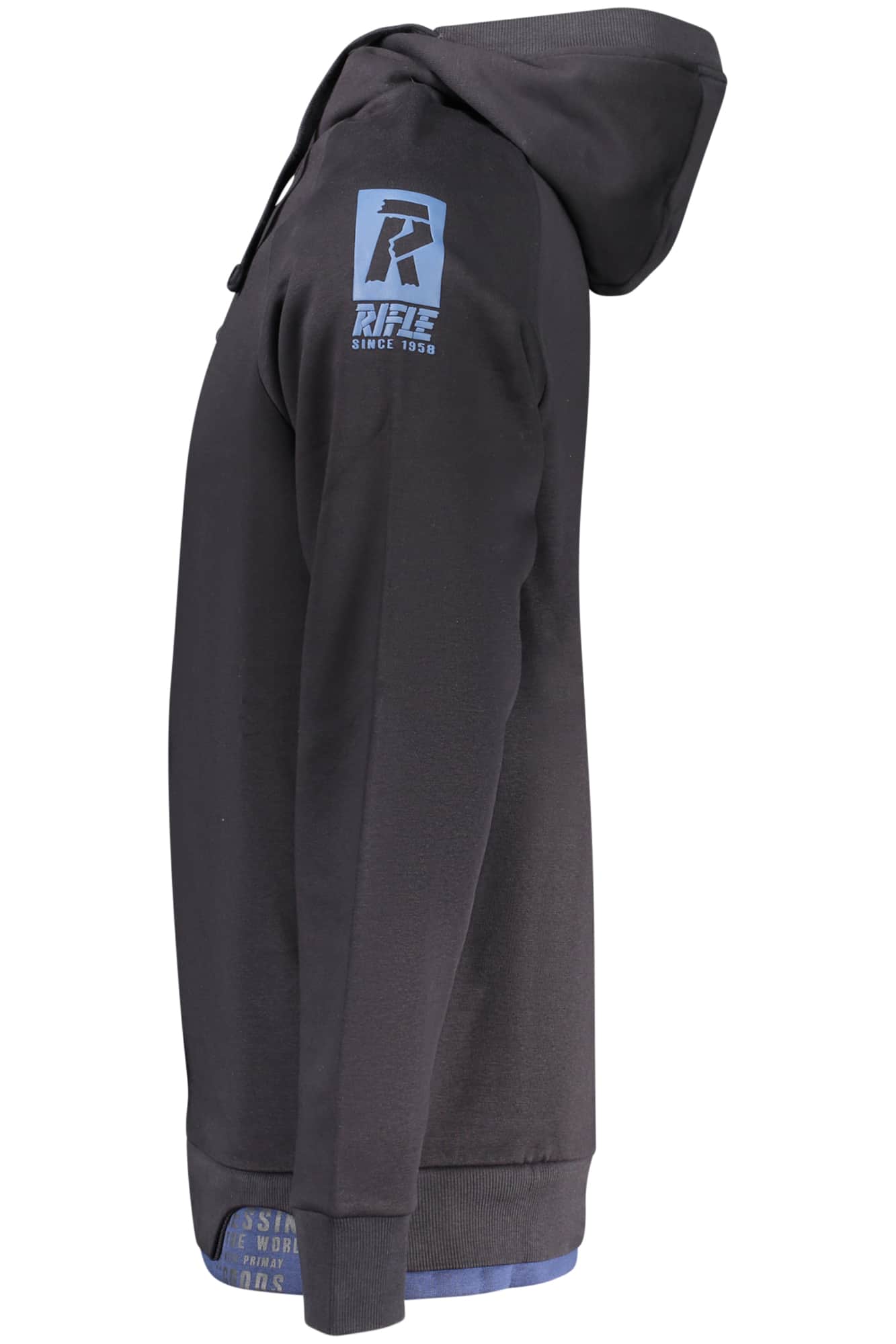 RIFLE MEN'S ZIP-UP SWEATSHIRT BLUE