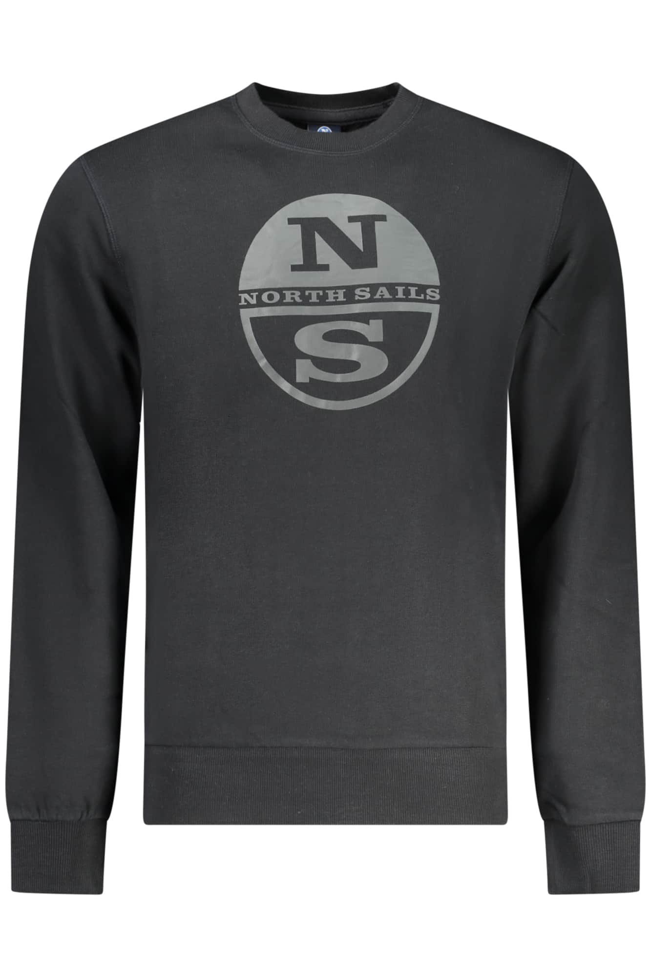 NORTH SAILS MEN'S BLACK ZIP-UP SWEATSHIRT