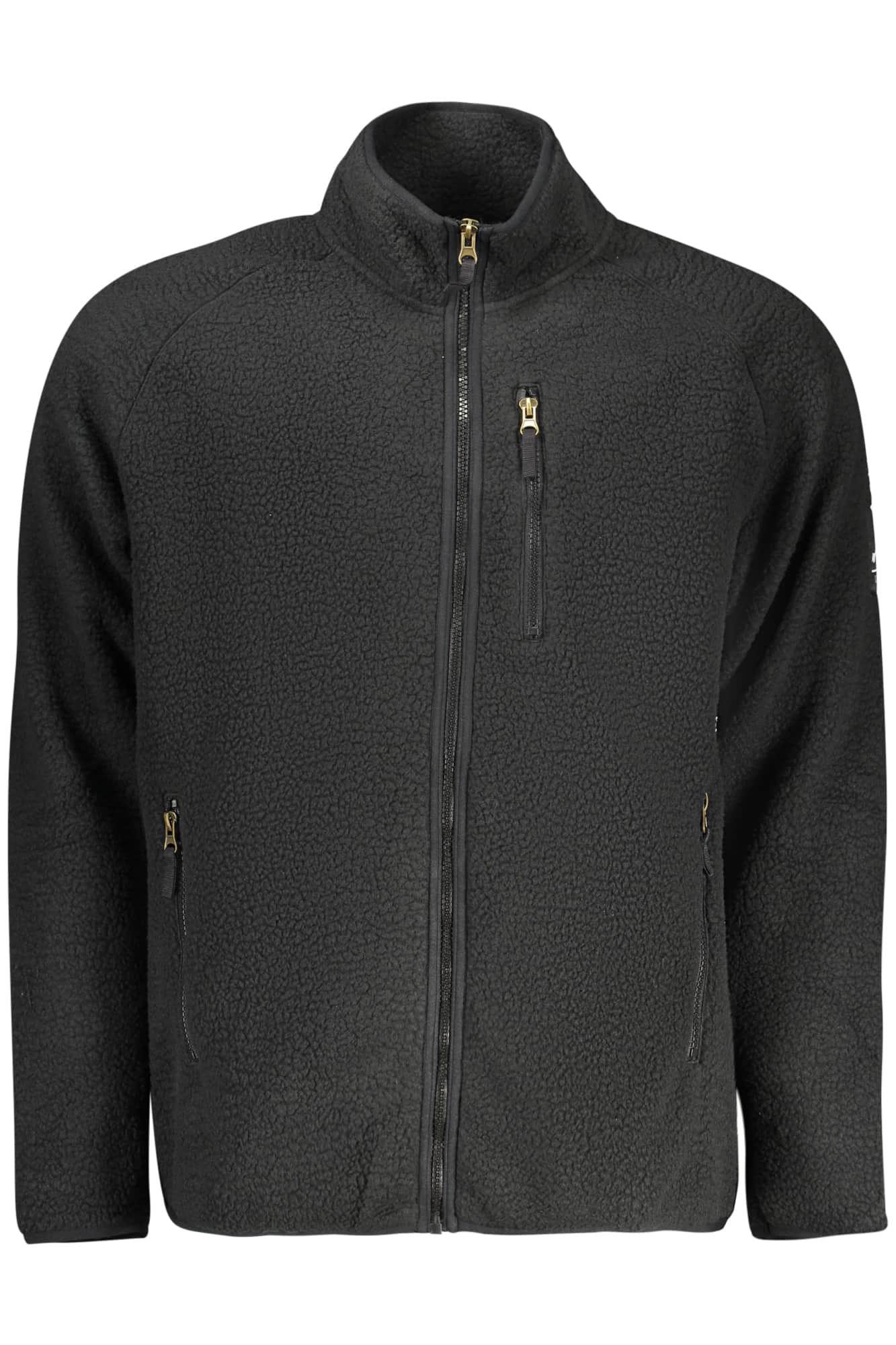 US GRAND MEN'S BLACK ZIP-UP SWEATSHIRT