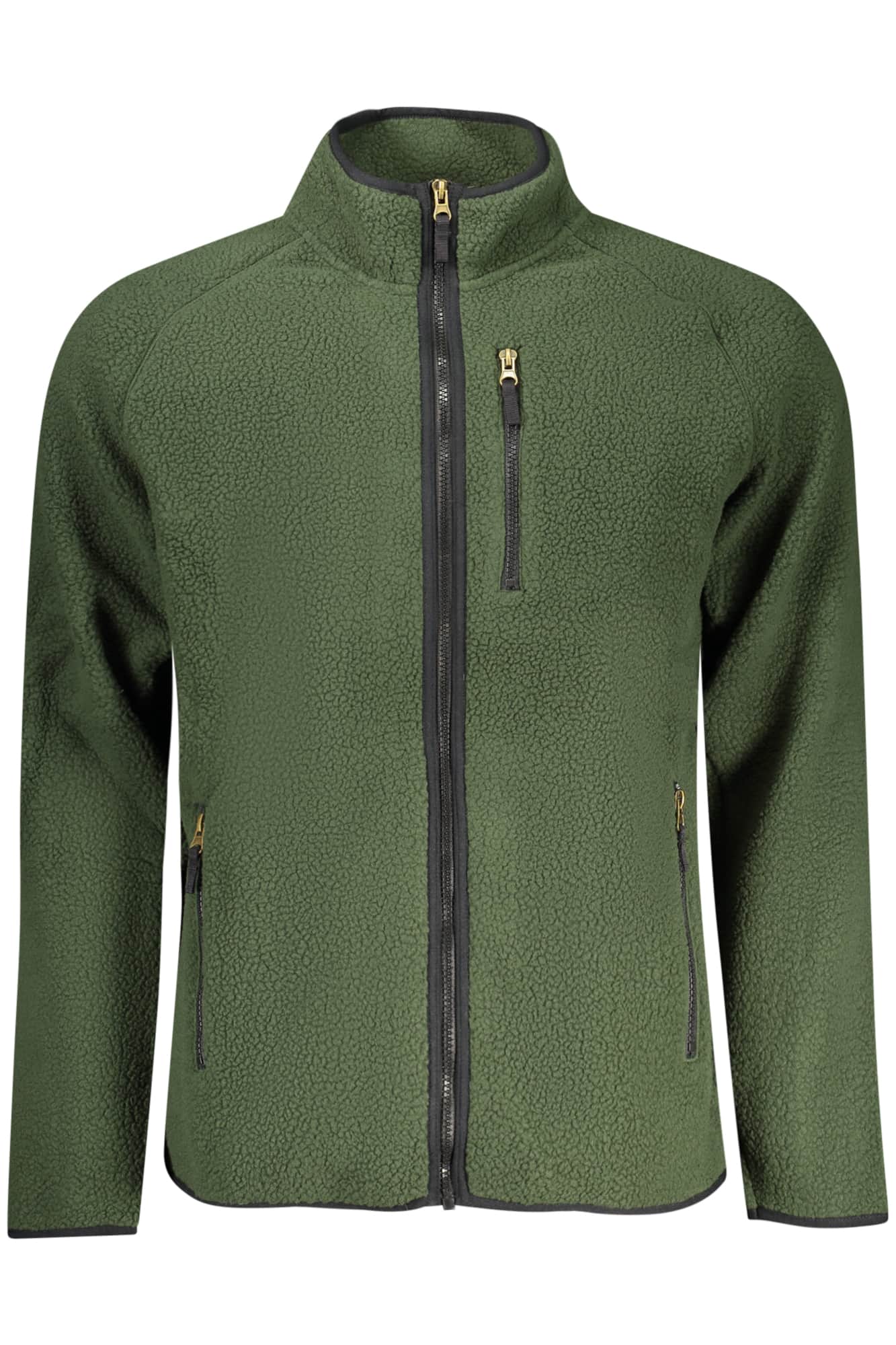 US GRAND MEN'S GREEN ZIP-UP SWEATSHIRT