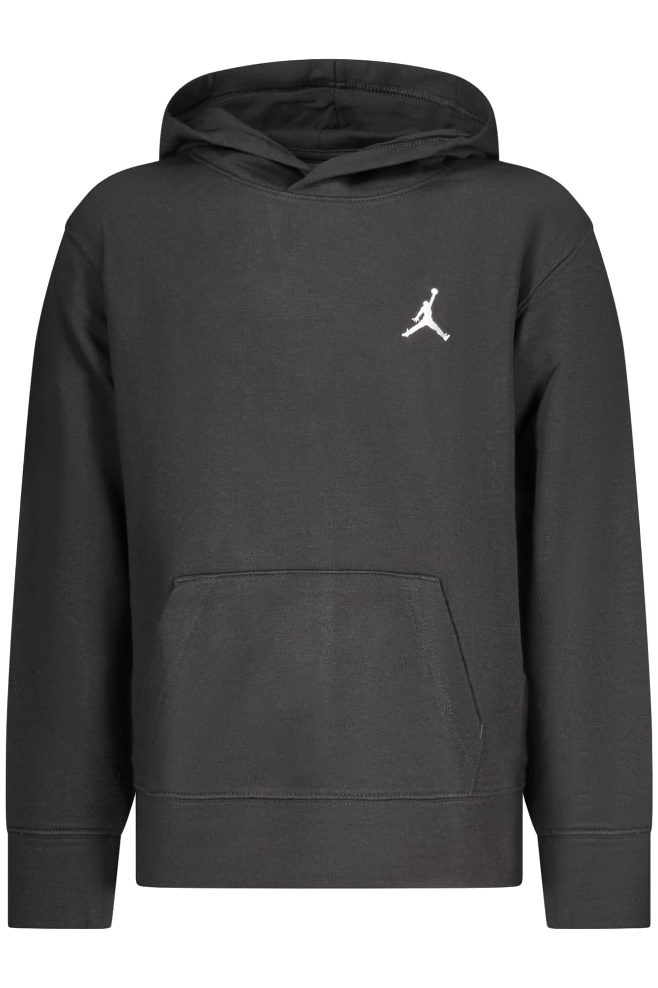 JORDAN KIDS' BLACK ZIP-UP SWEATSHIRT