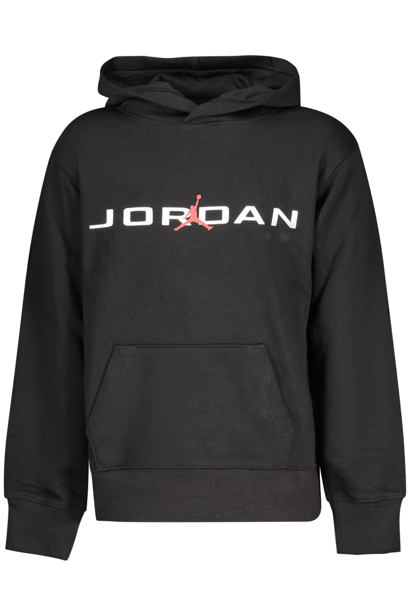 JORDAN KIDS' BLACK ZIP-UP SWEATSHIRT