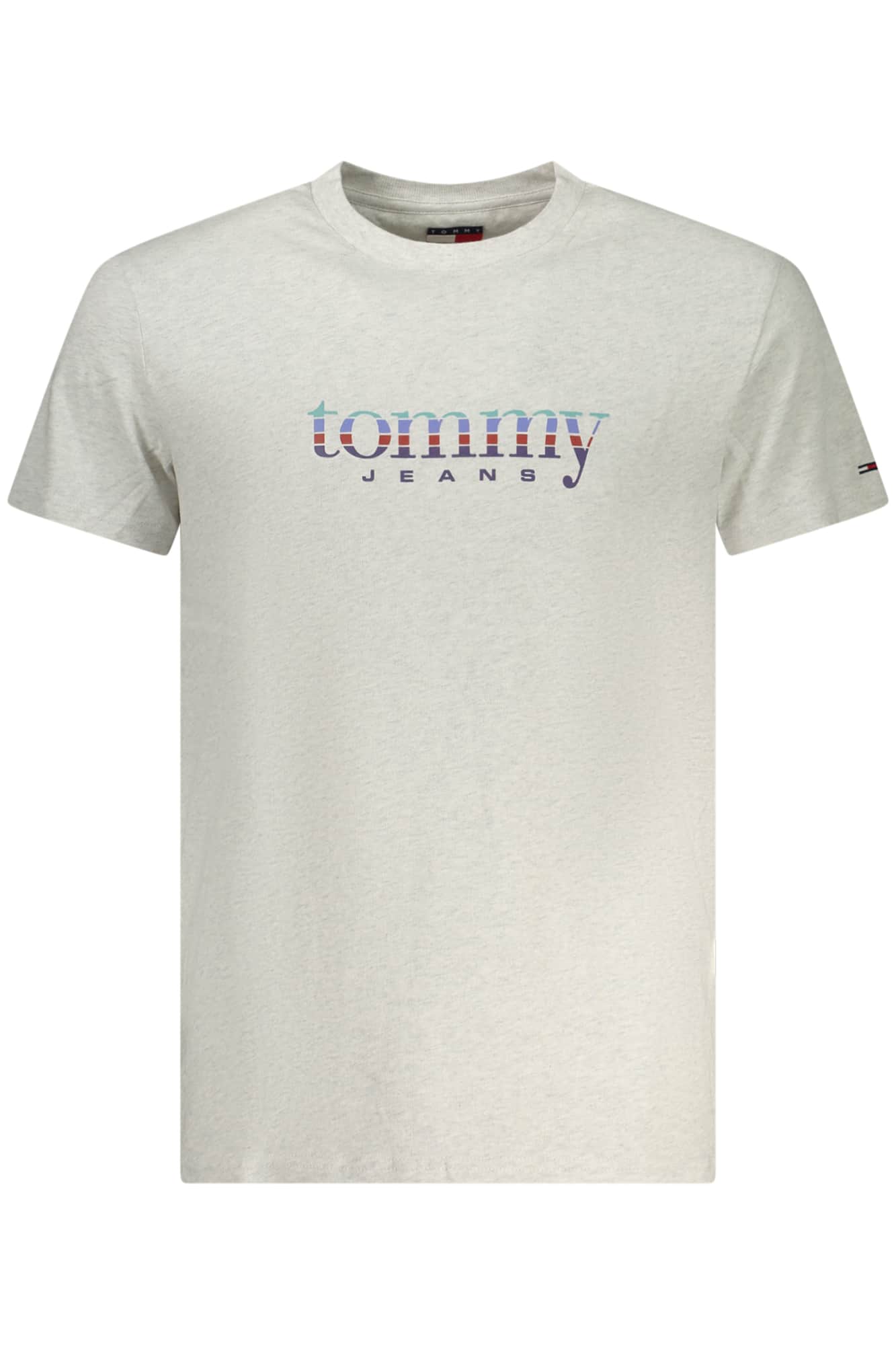 TOMMY HILFIGER MEN'S SHORT-SLEEVE T-SHIRT GREY