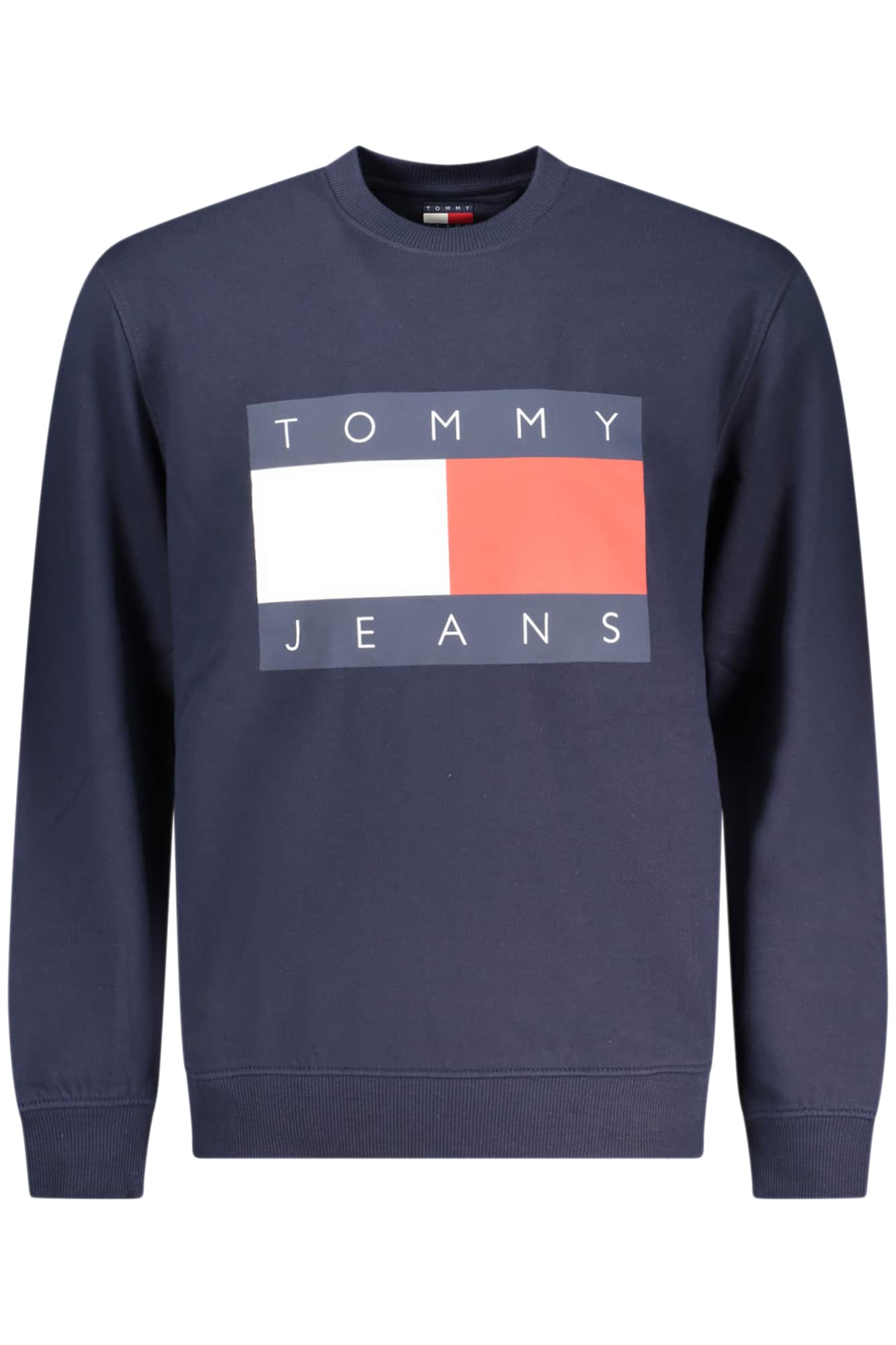 TOMMY HILFIGER MEN'S BLACK ZIP-UP SWEATSHIRT