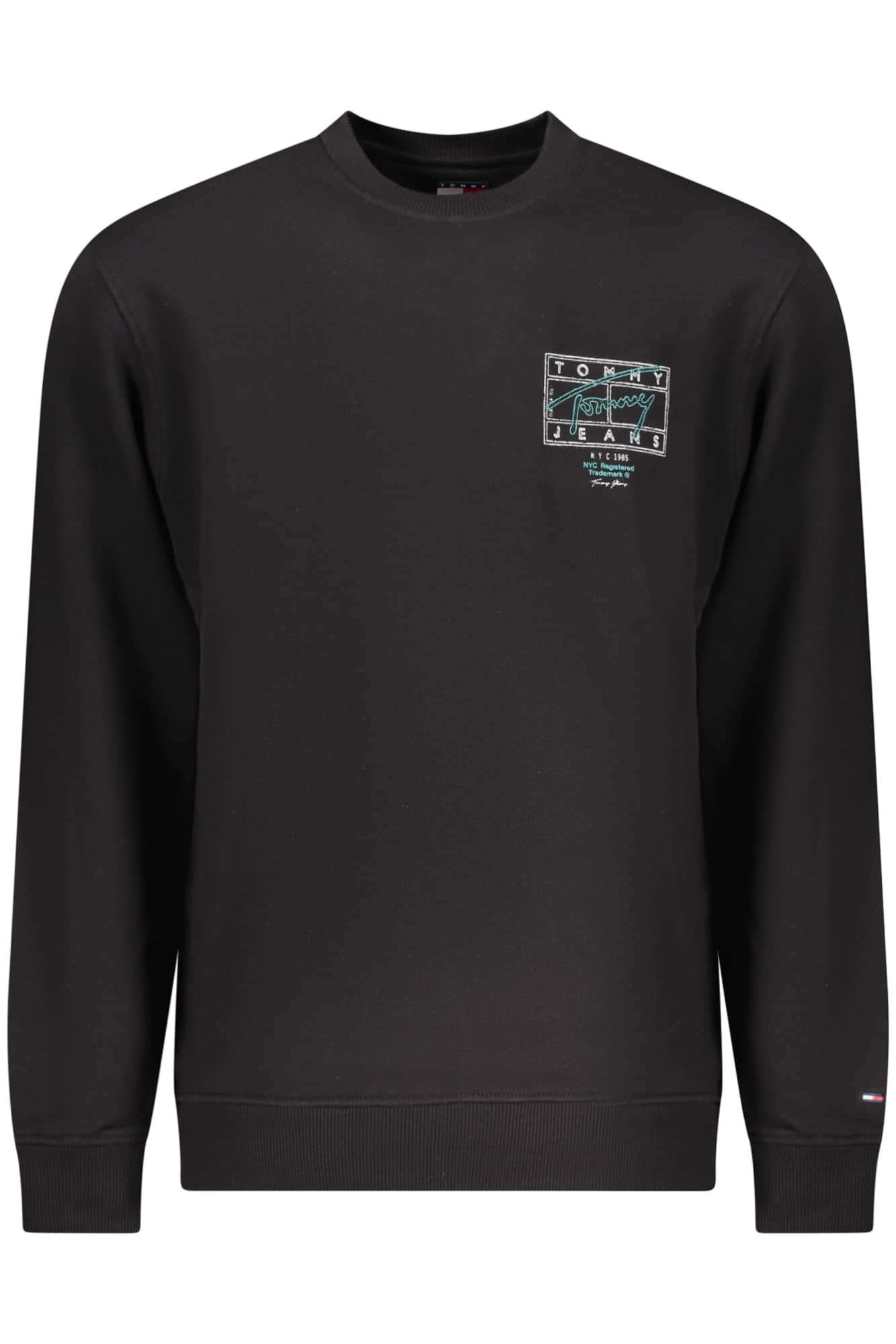 TOMMY HILFIGER MEN'S ZIP-UP SWEATSHIRT WHITE