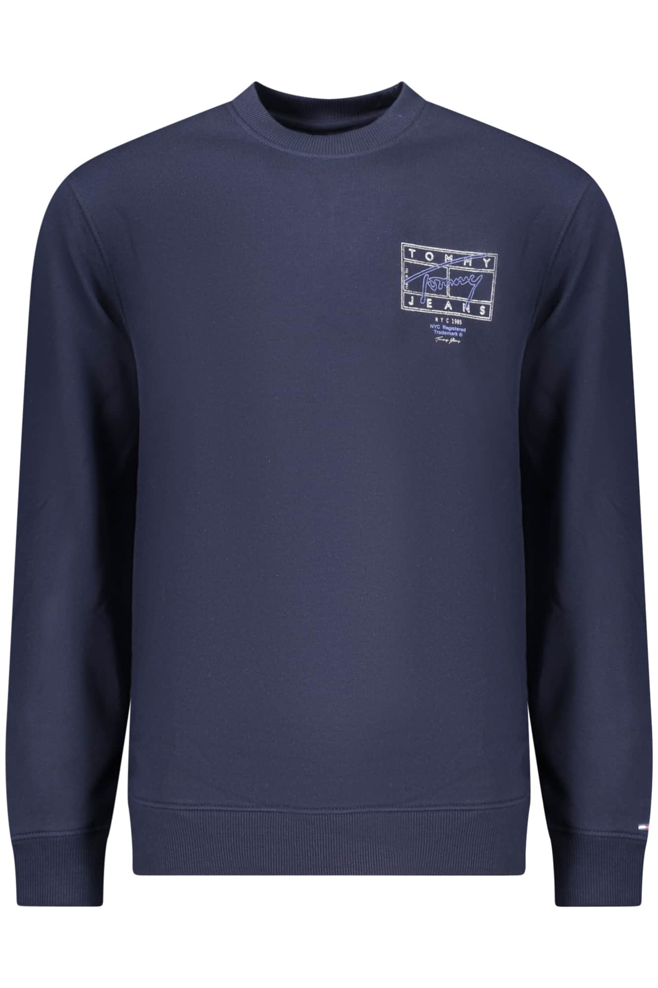 TOMMY HILFIGER MEN'S ZIP-UP SWEATSHIRT WHITE