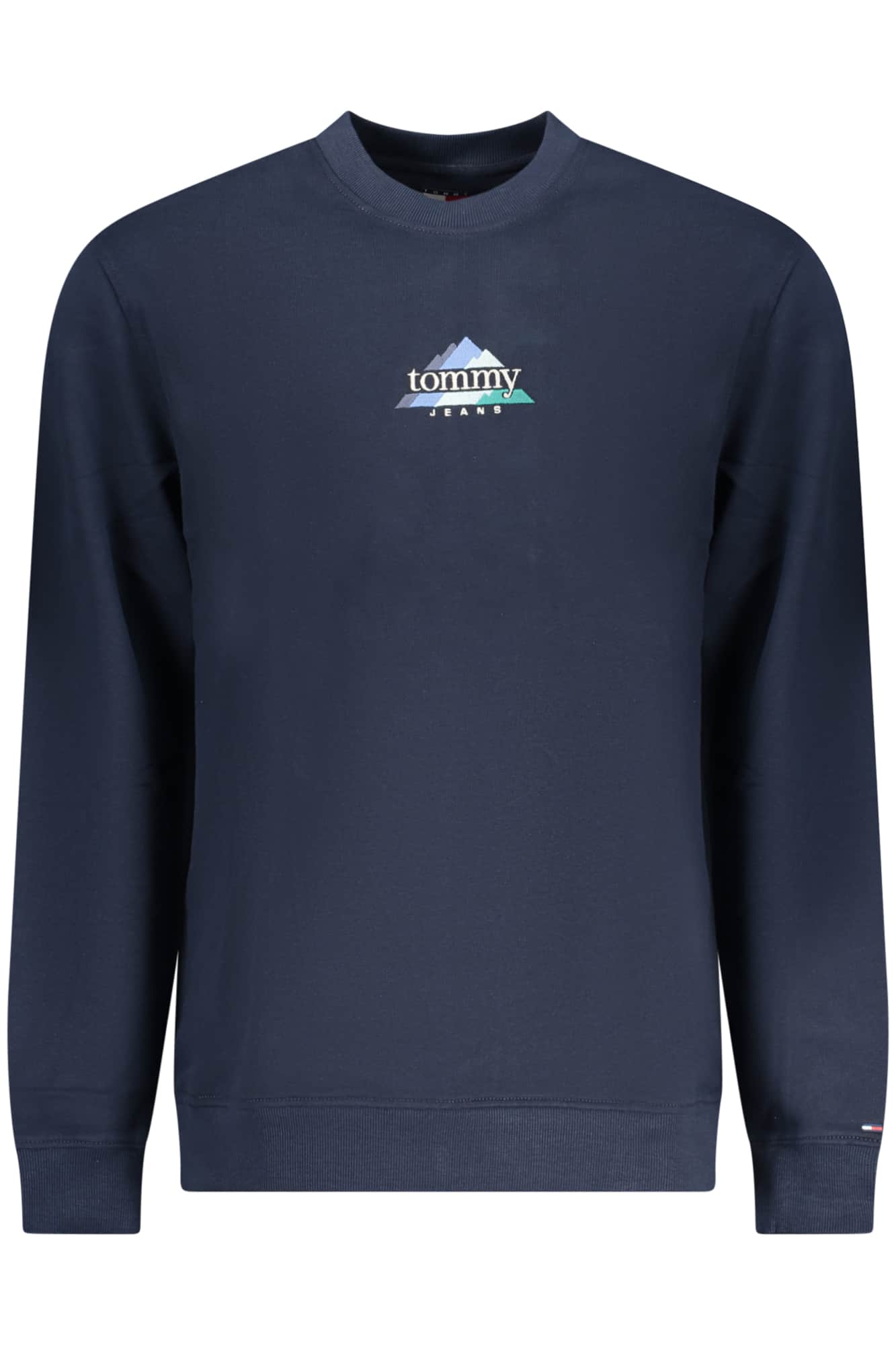 TOMMY HILFIGER MEN'S BLUE ZIP-UP SWEATSHIRT