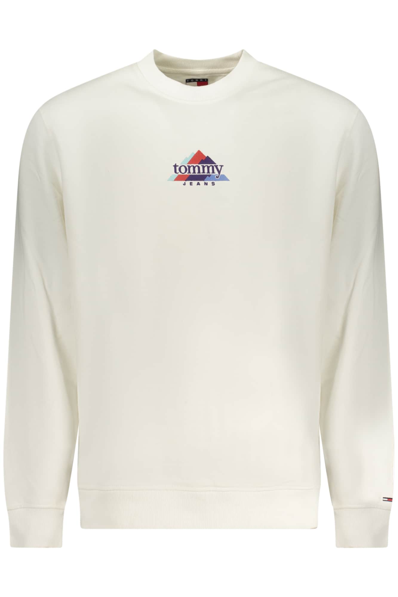 TOMMY HILFIGER MEN'S ZIP-UP SWEATSHIRT WHITE