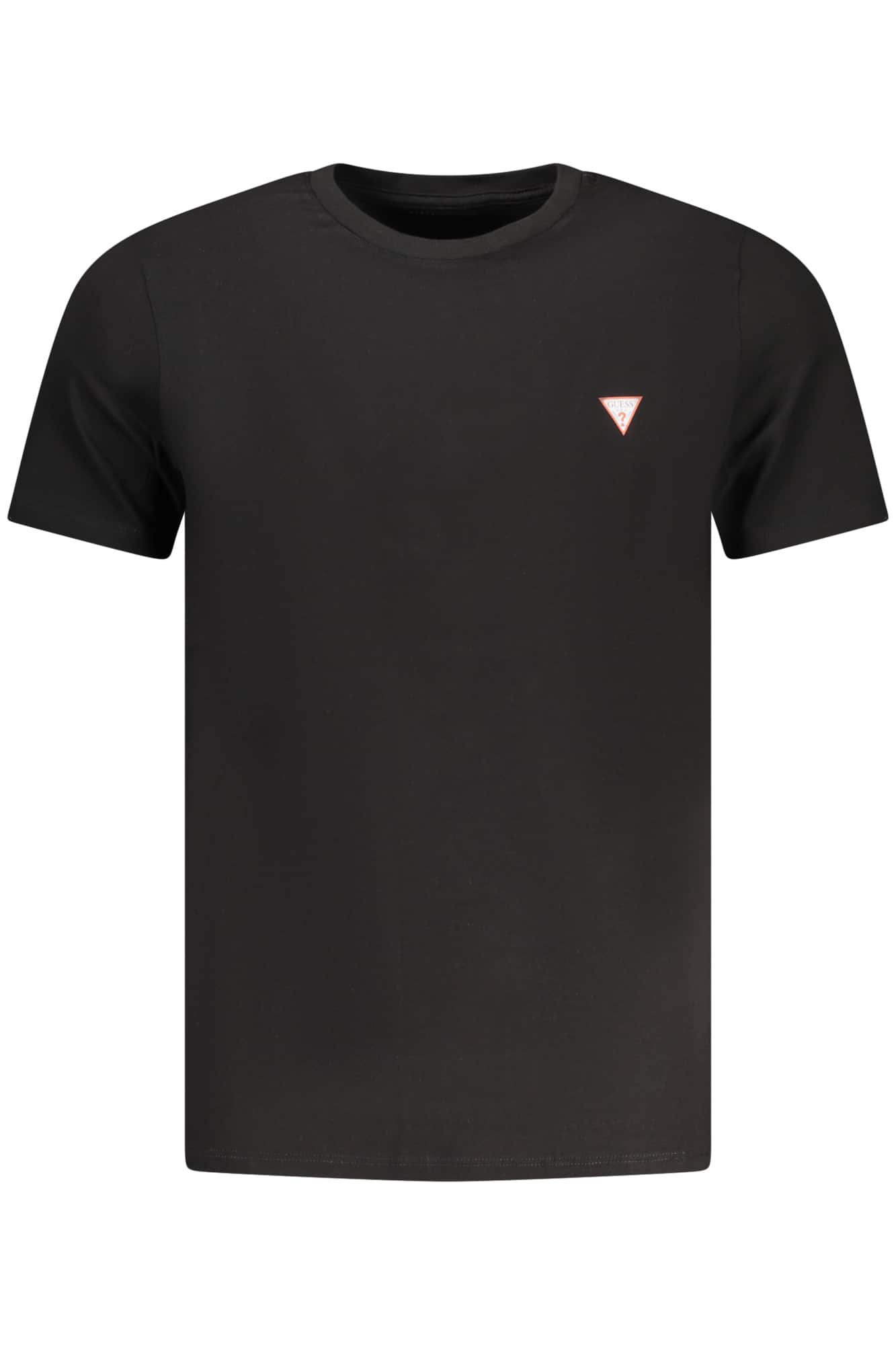 GUESS JEANS MEN'S SHORT-SLEEVED T-SHIRT BLACK