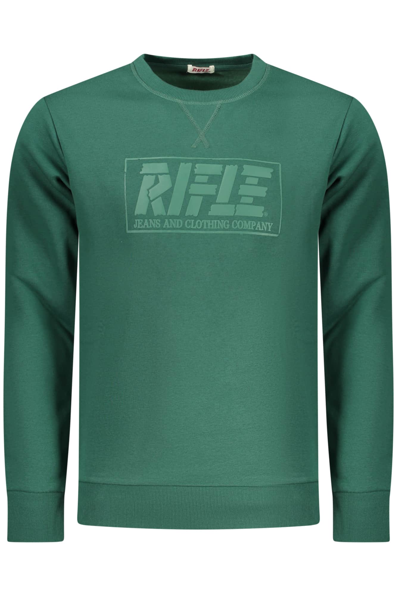 RIFLE MEN'S ZIP-UP SWEATSHIRT GREEN