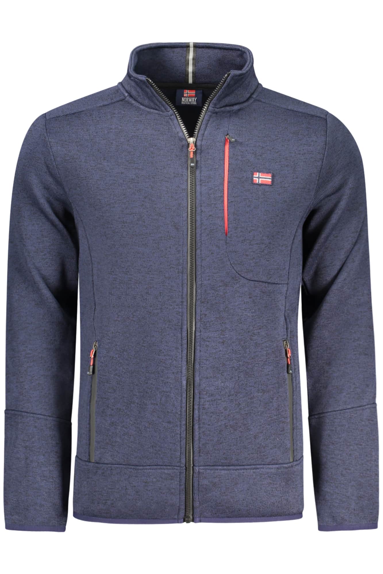 NORWAY 1963 MEN'S BLUE ZIP-UP SWEATSHIRT