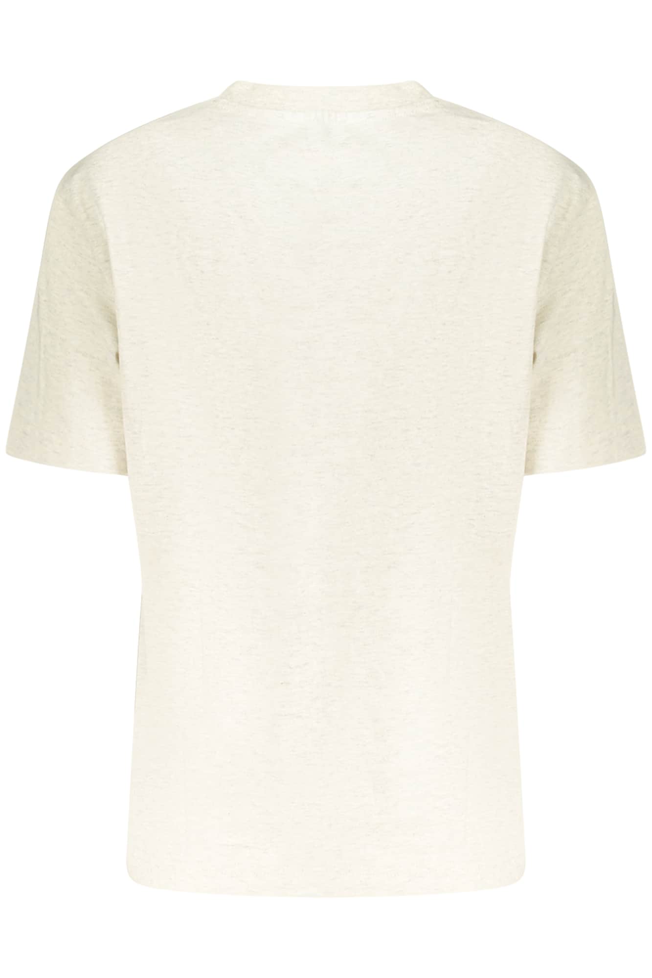 CALVIN KLEIN DAMES KORTE MOUW T-SHIRT BEIGE