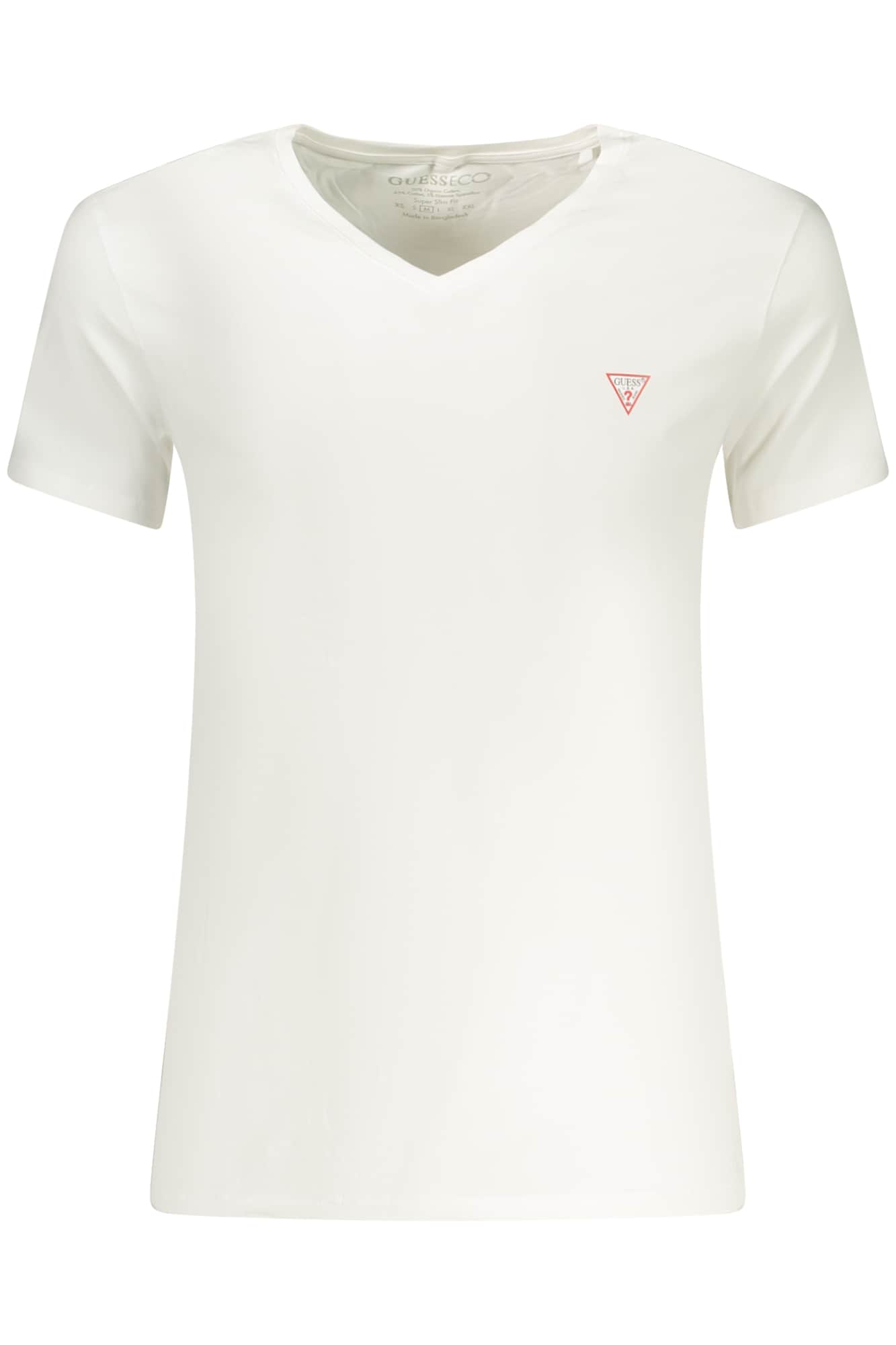 GUESS JEANS MEN'S SHORT-SLEEVED T-SHIRT WHITE