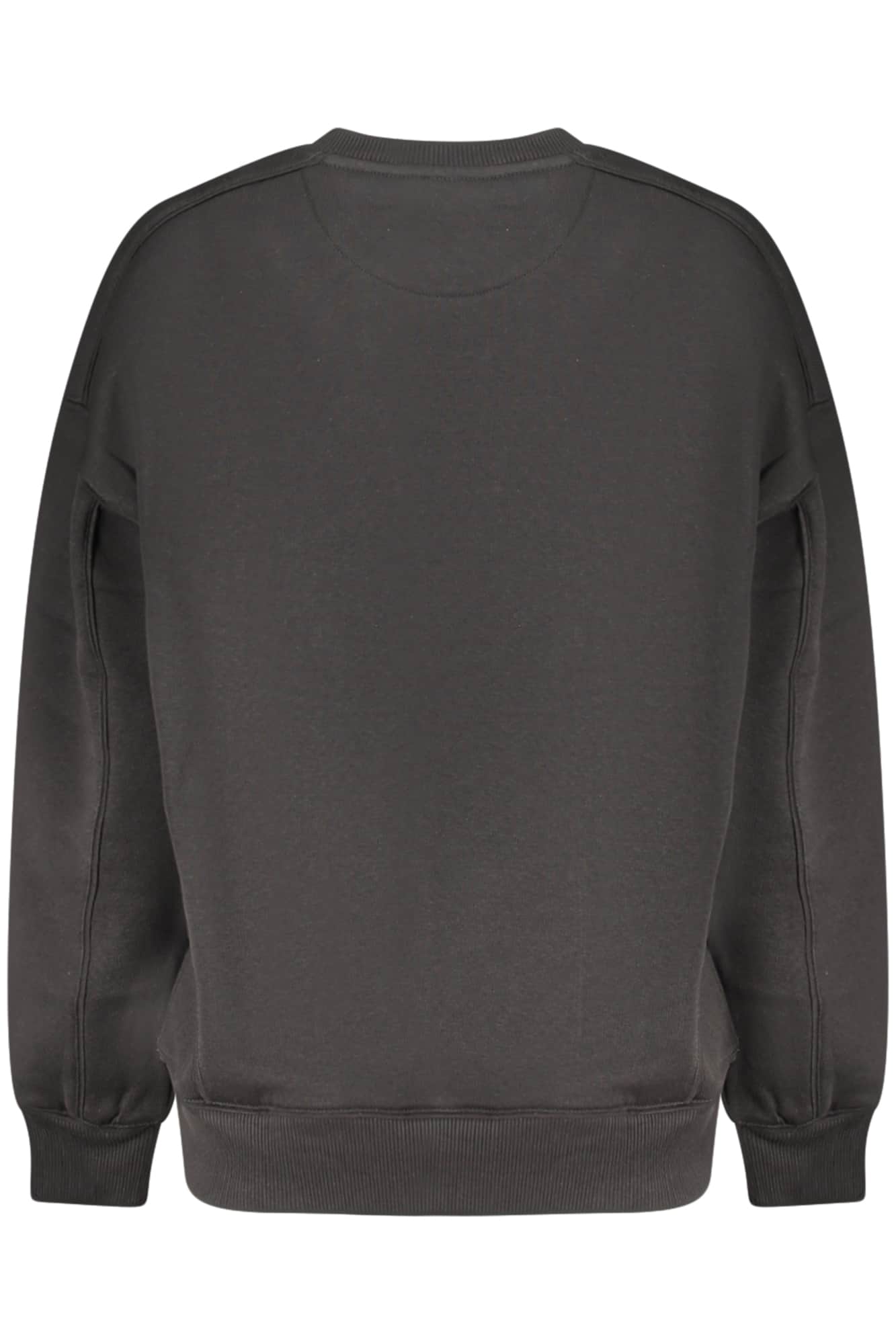 GUESS JEANS WOMEN'S BLACK ZIP-UP SWEATSHIRT