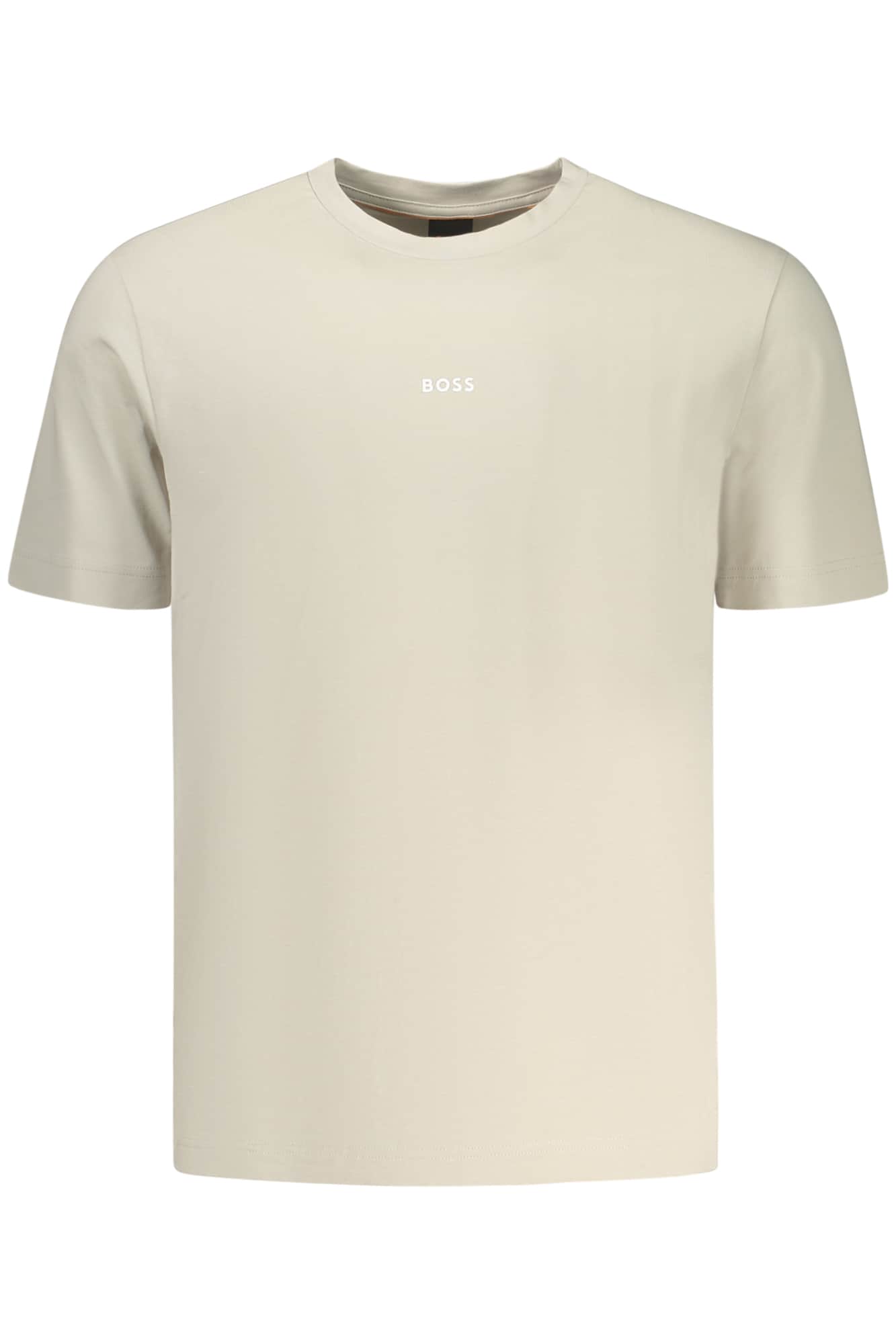 BOSS MEN'S SHORT-SLEEVE T-SHIRT BEIGE