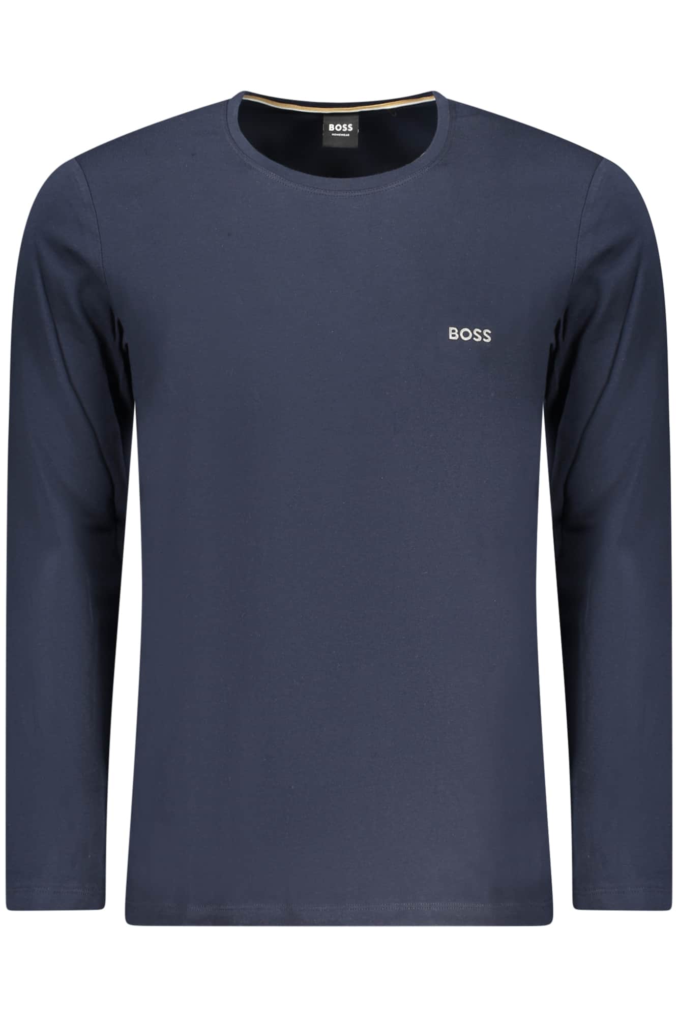 BOSS MEN'S LONG-SLEEVED T-SHIRT, BLUE