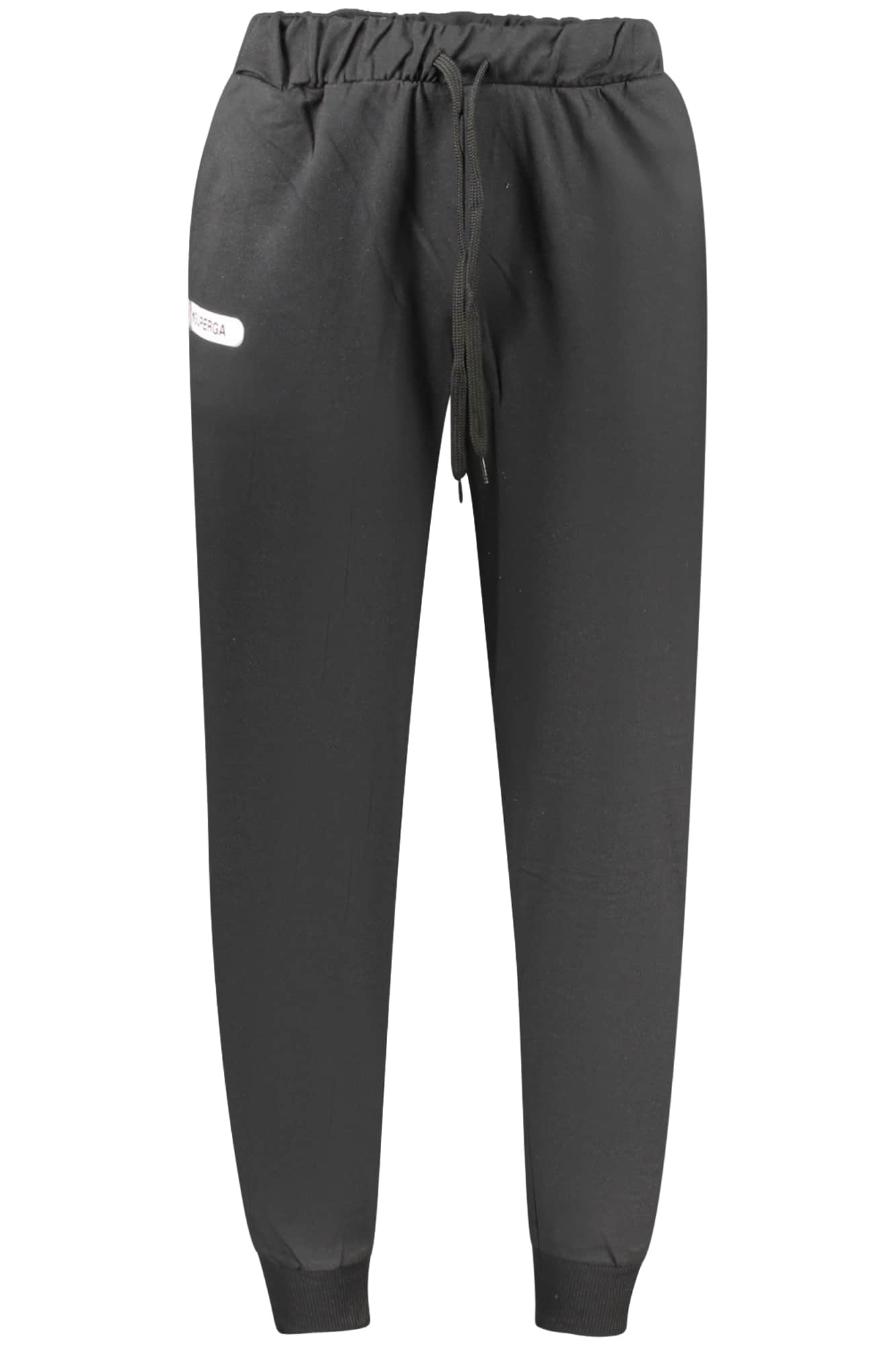 SUPERGA MEN'S BLACK LONG TRACKSUIT PANTS