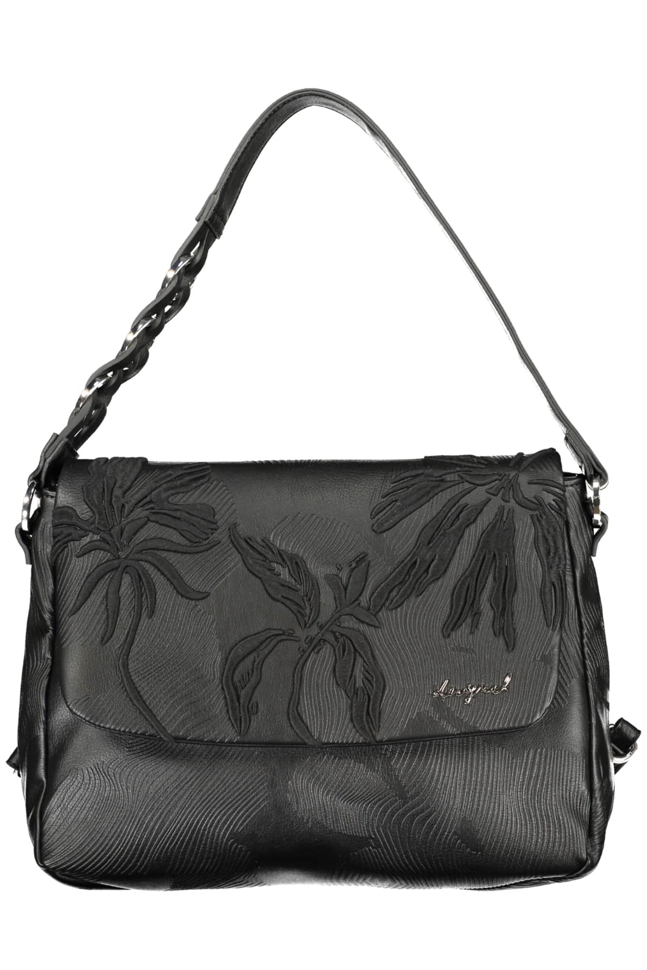 DESIGUAL WOMEN'S BLACK BACKPACK