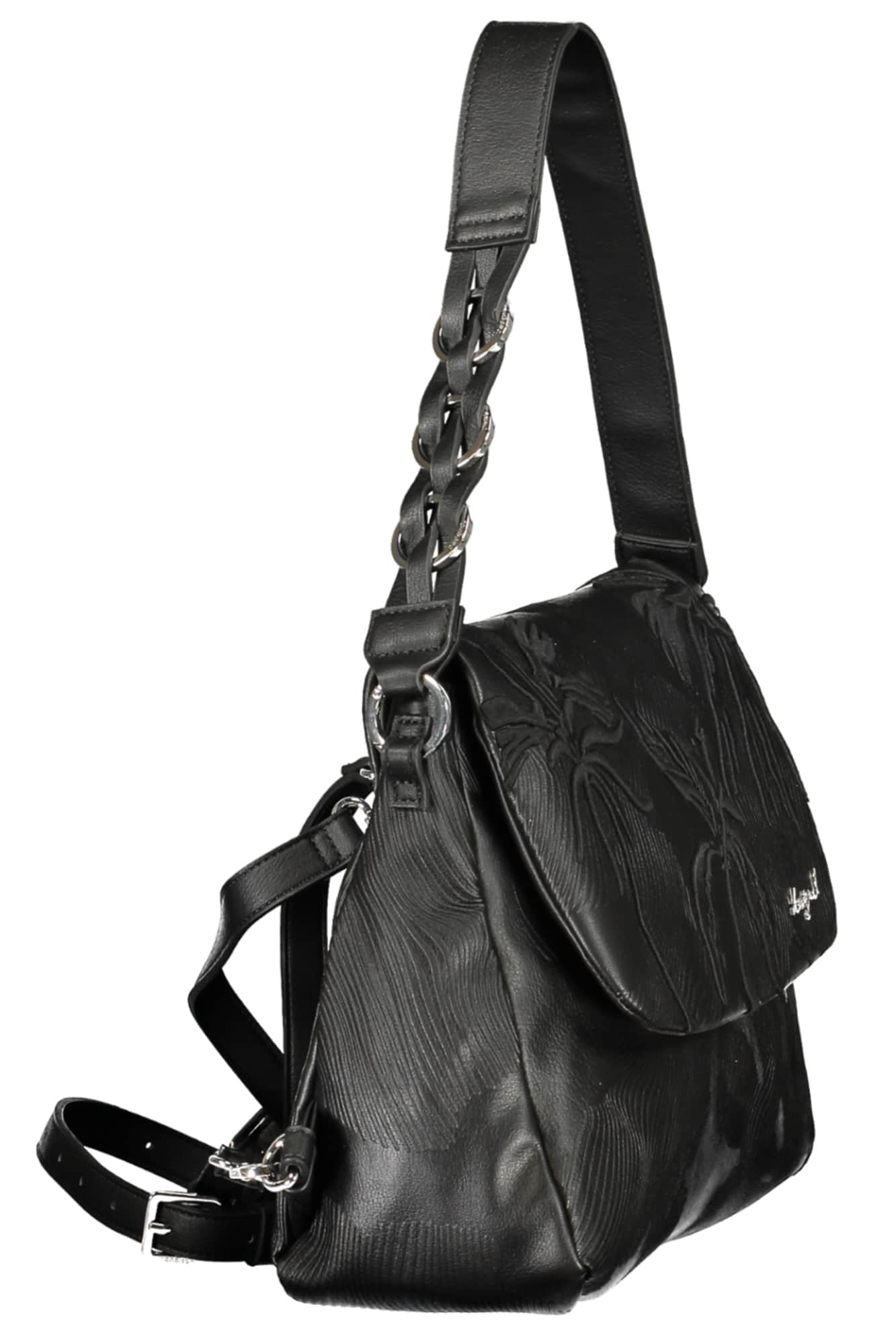 DESIGUAL WOMEN'S BLACK BACKPACK