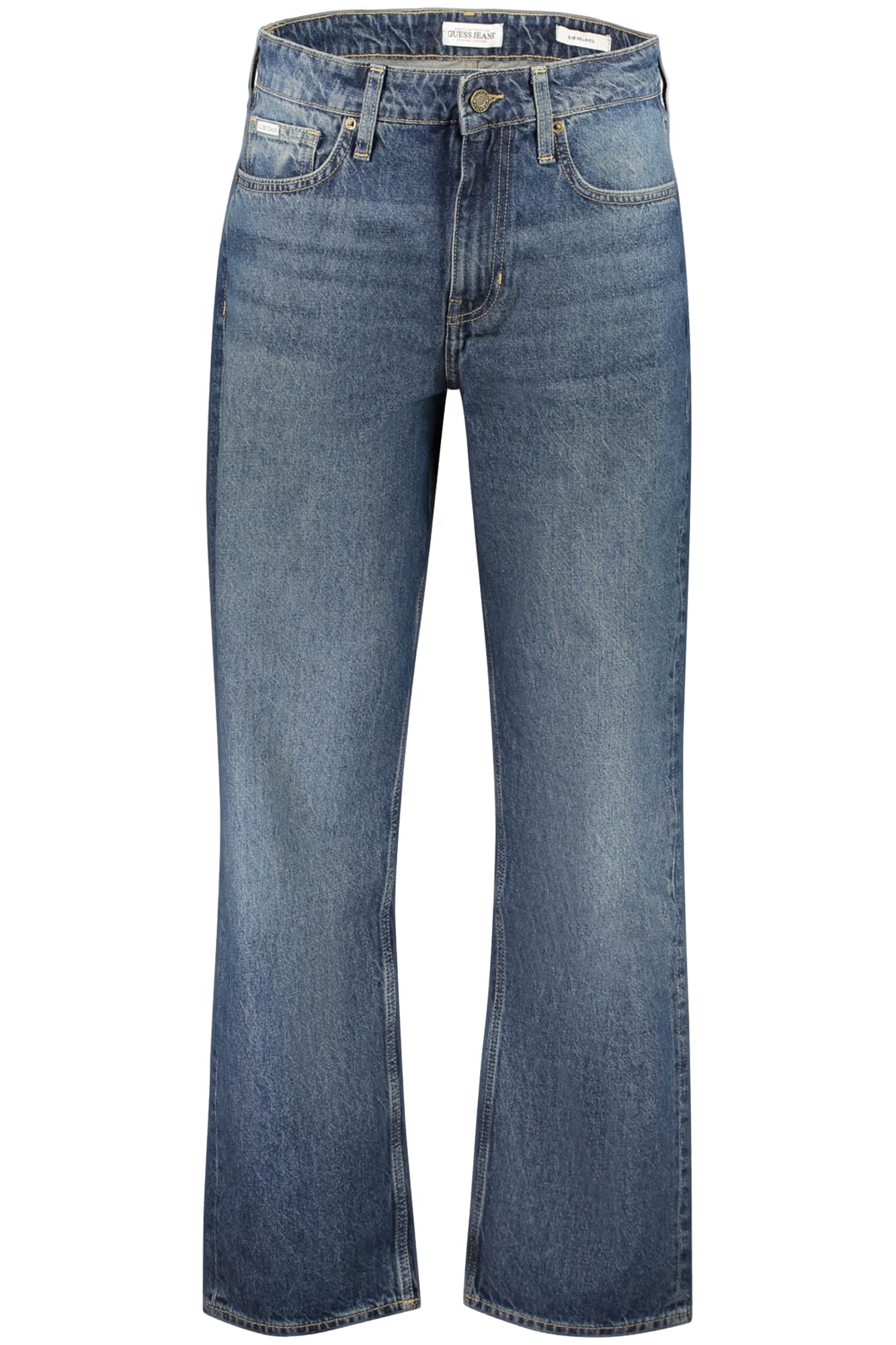 GUESS JEANS MEN'S DENIM JEANS BLUE