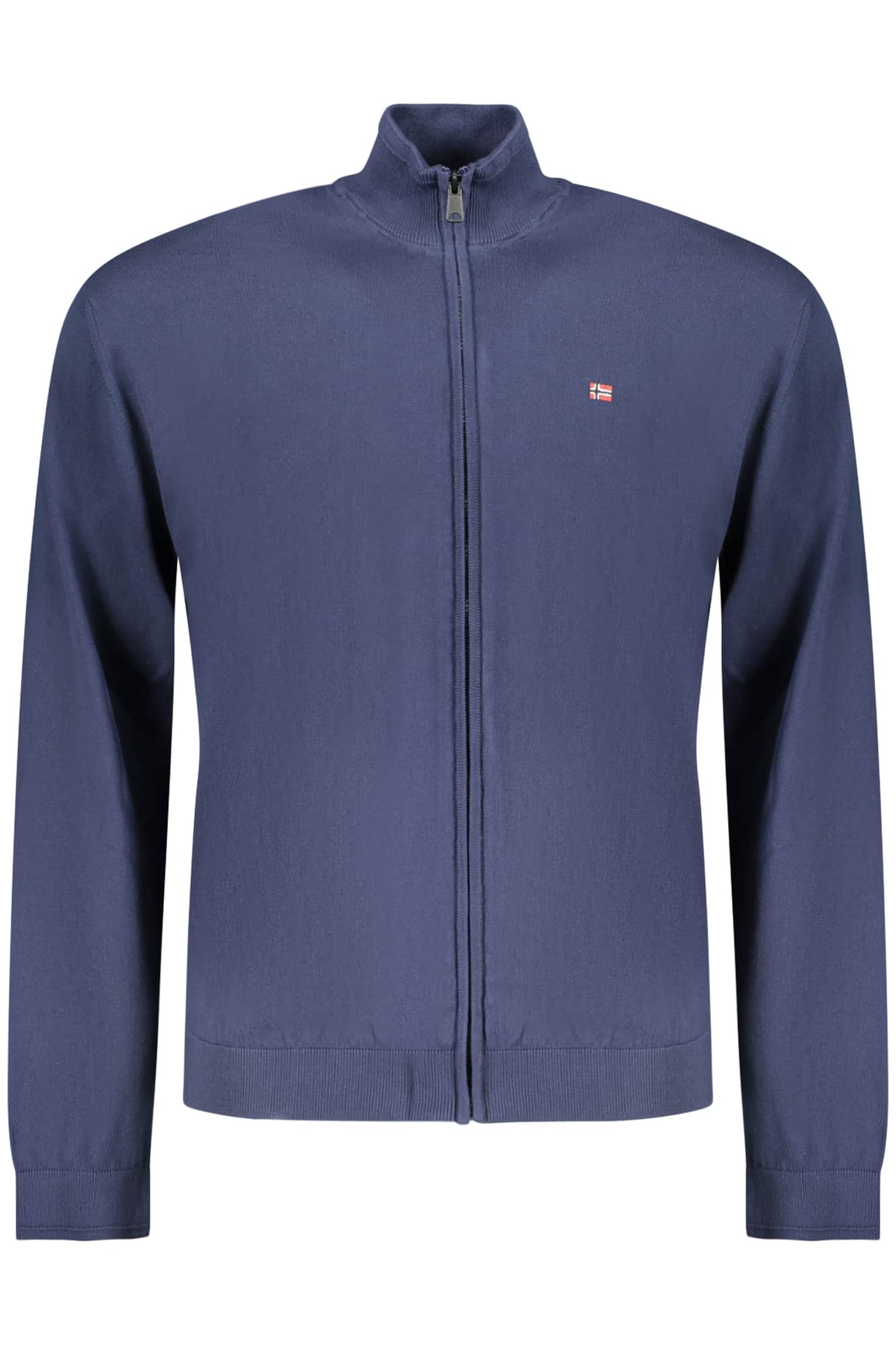NAPAPIJRI MEN'S BLUE CARDIGAN