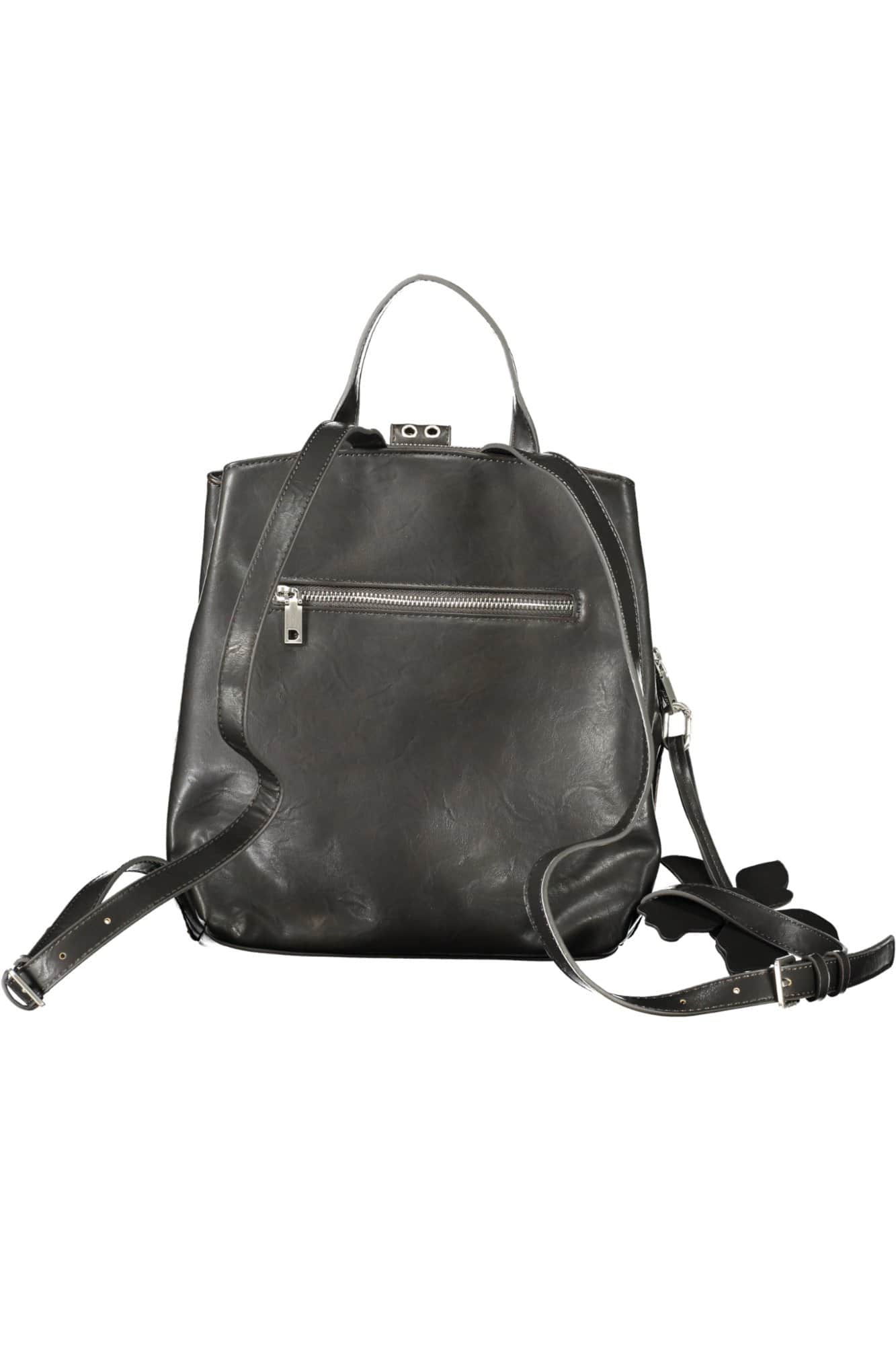 DESIGUAL WOMEN'S BLACK BACKPACK