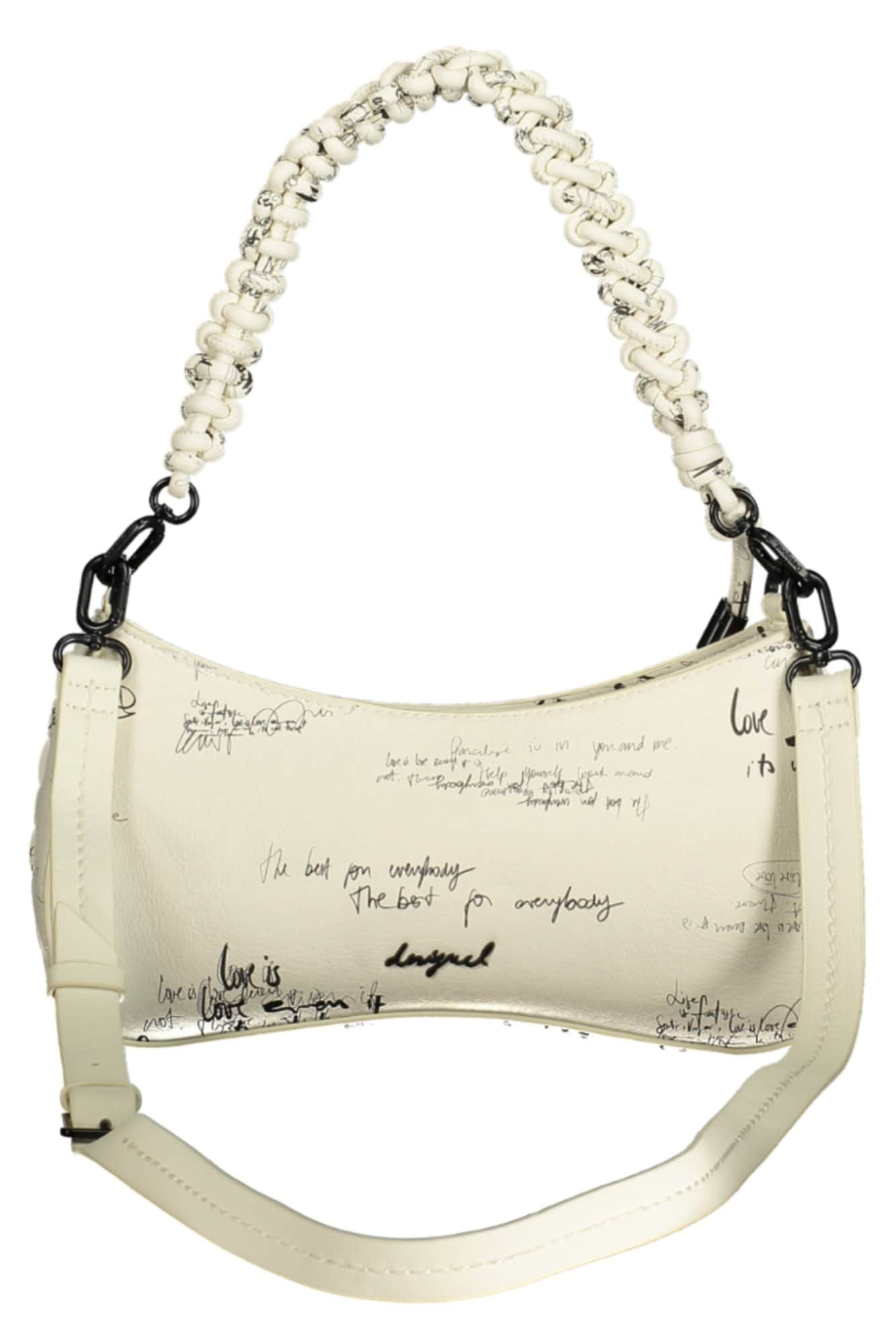 DESIGUAL WOMEN'S WHITE BAG