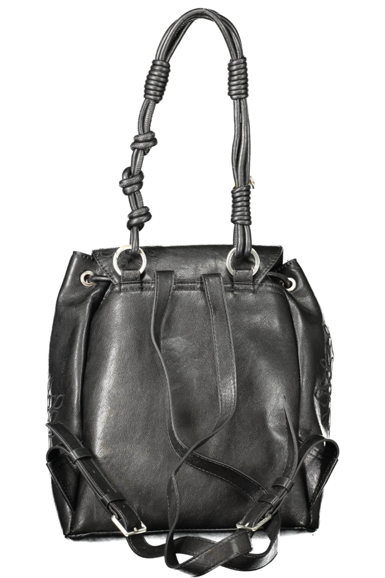 DESIGUAL WOMEN'S BLACK BACKPACK