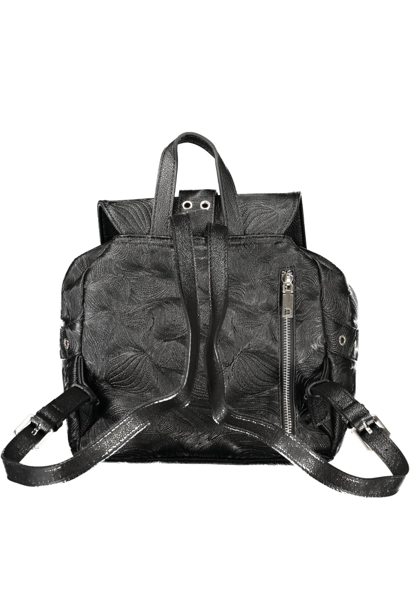 DESIGUAL WOMEN'S BLACK BACKPACK
